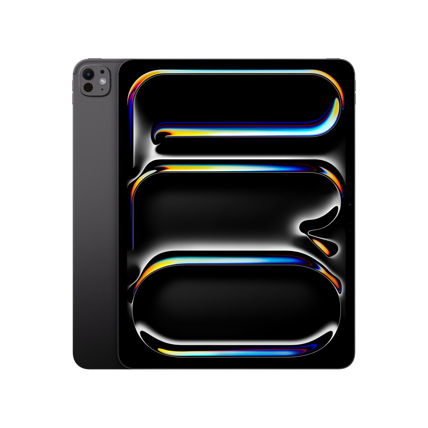 Apple iPad Pro 13 Wi-Fi 256 GB Standardglas - Space Schwarz 7.Gen 2024 Produktbild: Ipad pro 13 m4 wifi space schwarz bild position 1b