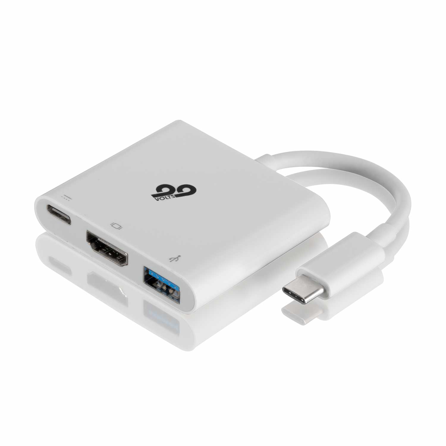 99VOLTS USB-C Multiport Adapter (HDMI, USB-C Power und USB), 