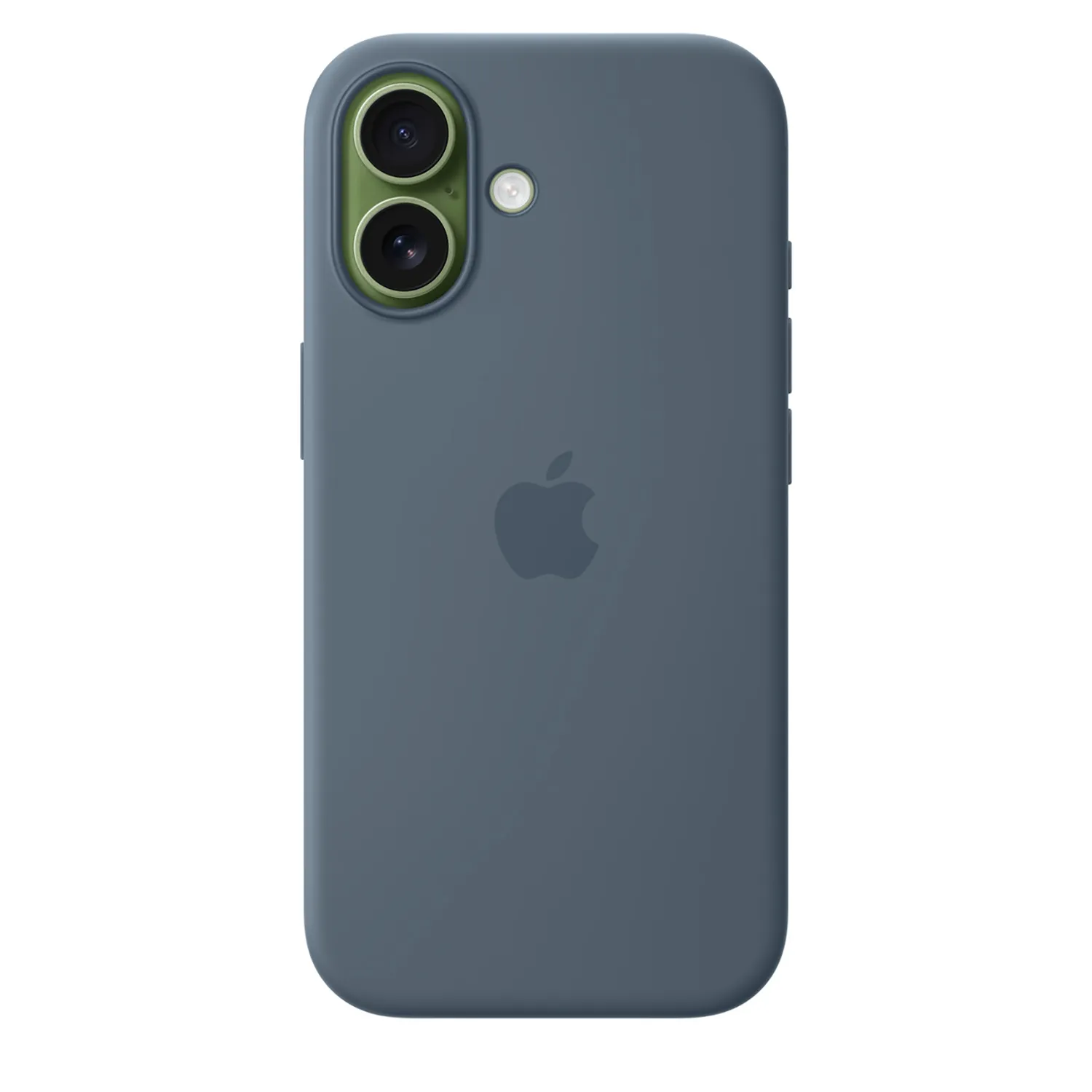 Apple Silikon Case iPhone 17 mit MagSafe (maritimblau)