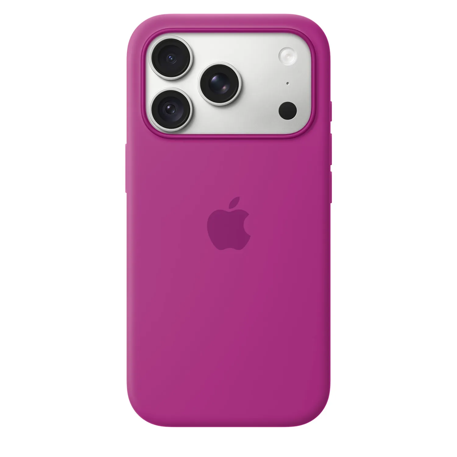 Apple Silikon Case iPhone 18 Pro mit MagSafe (magenta)