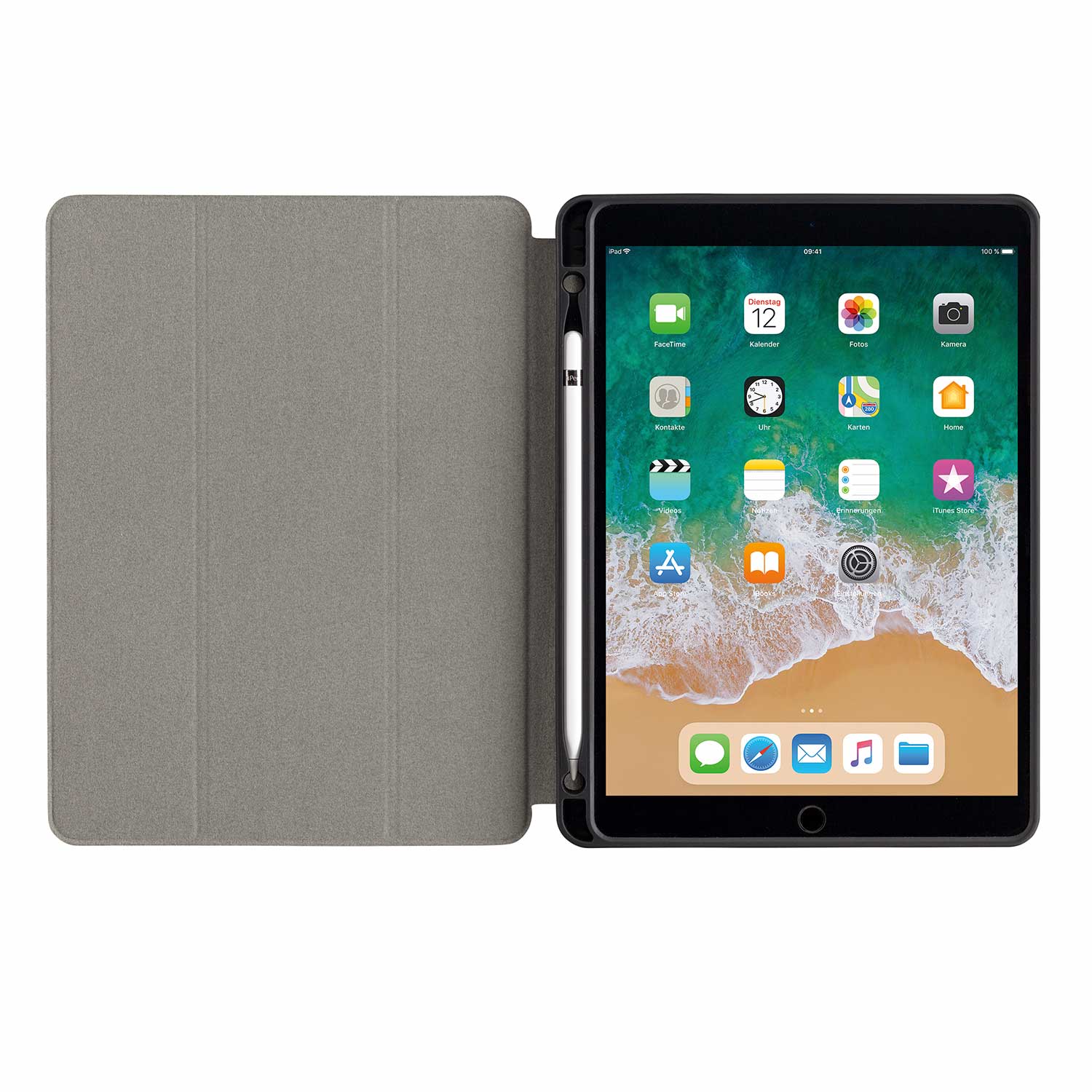 SHOCKGUARD SLIM / PEN iPad 10.2 Folio Case schwarz EDU 
