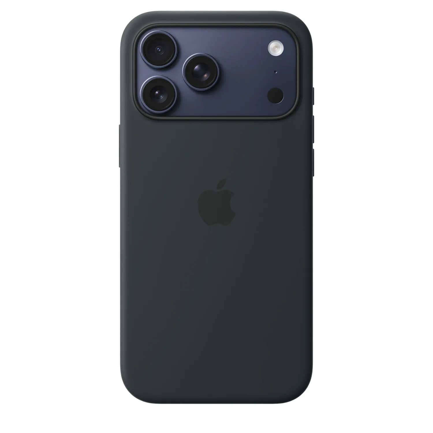 Apple Silikon Case iPhone 17 Pro Max mit MagSafe (schwarz)