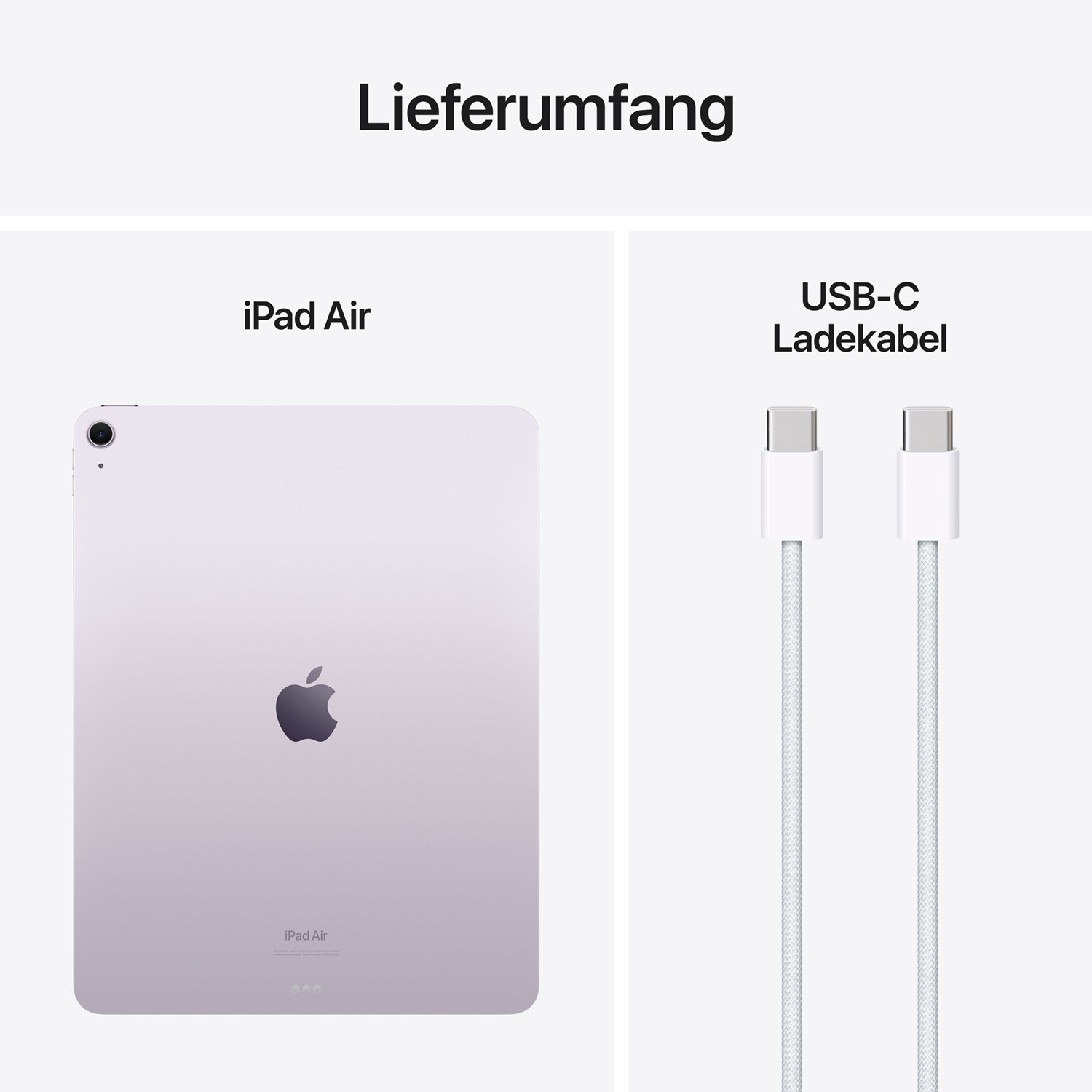 RP// Apple iPad Air 13 Wi-Fi 128 GB Violett 2024 Produktbild: Ipad air 13 m2 wifi violett bild position 9