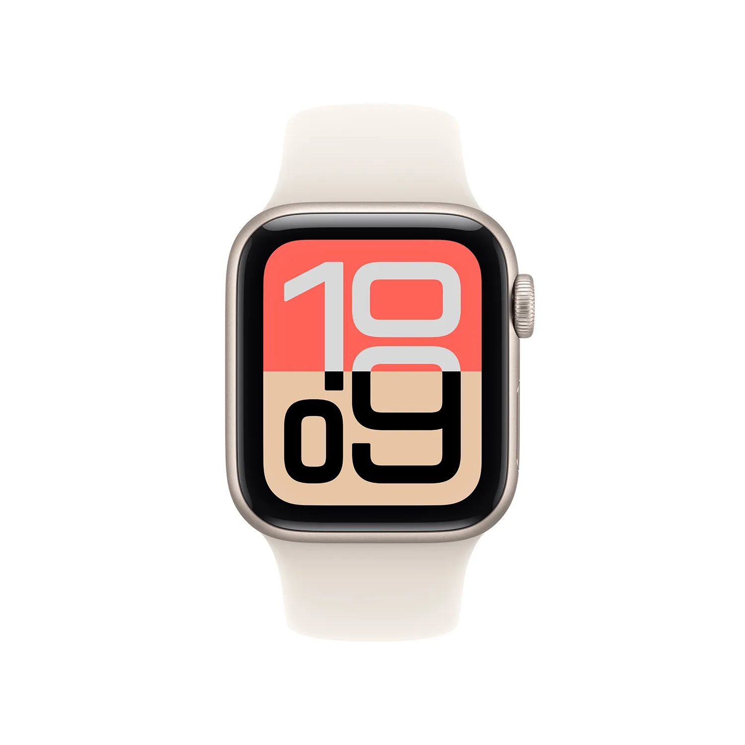 Produktbild Apple Watch SE 3 Polarstern 40mm von vorne