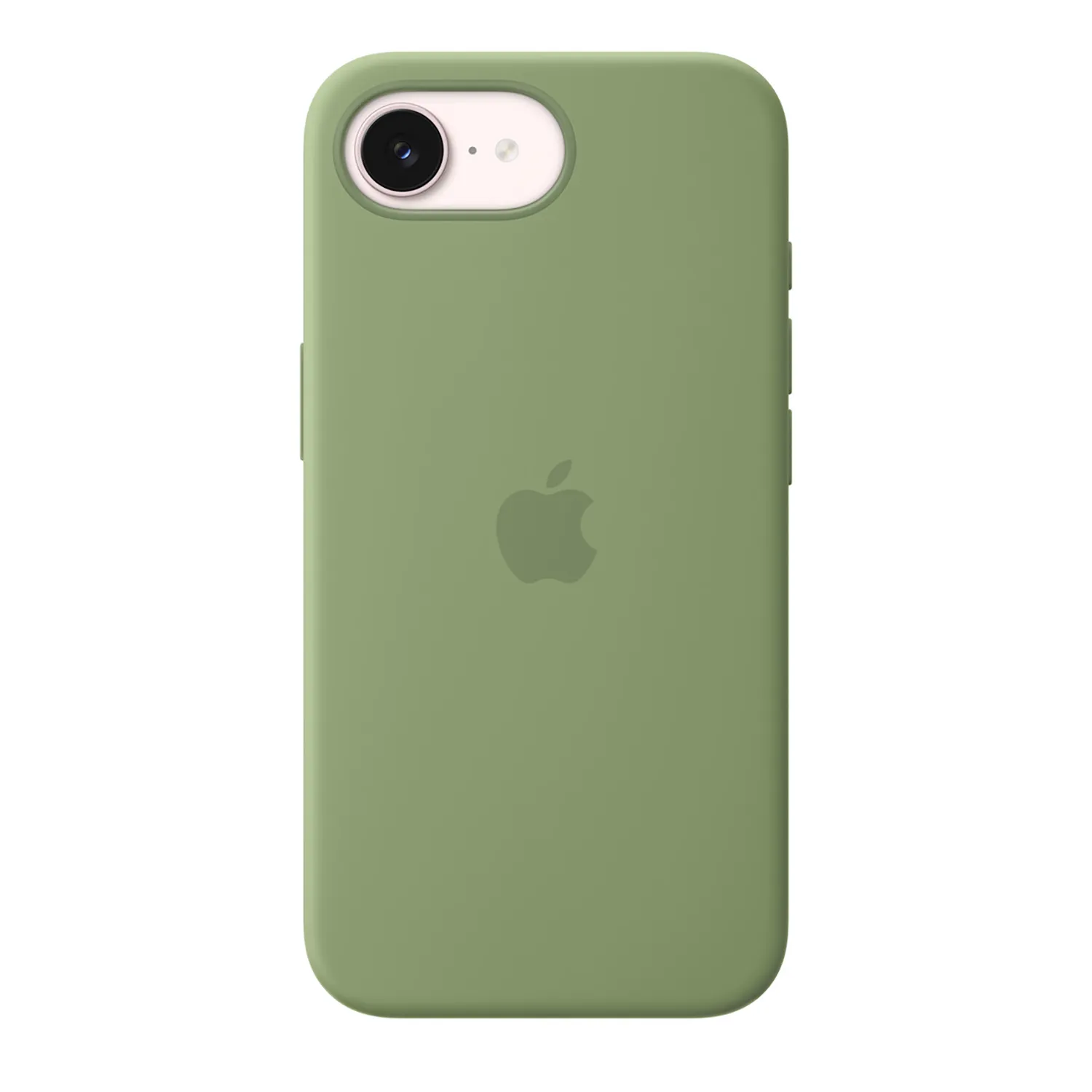 Apple Silikon Case iPhone 17e mit MagSafe (hellmoosgrün)