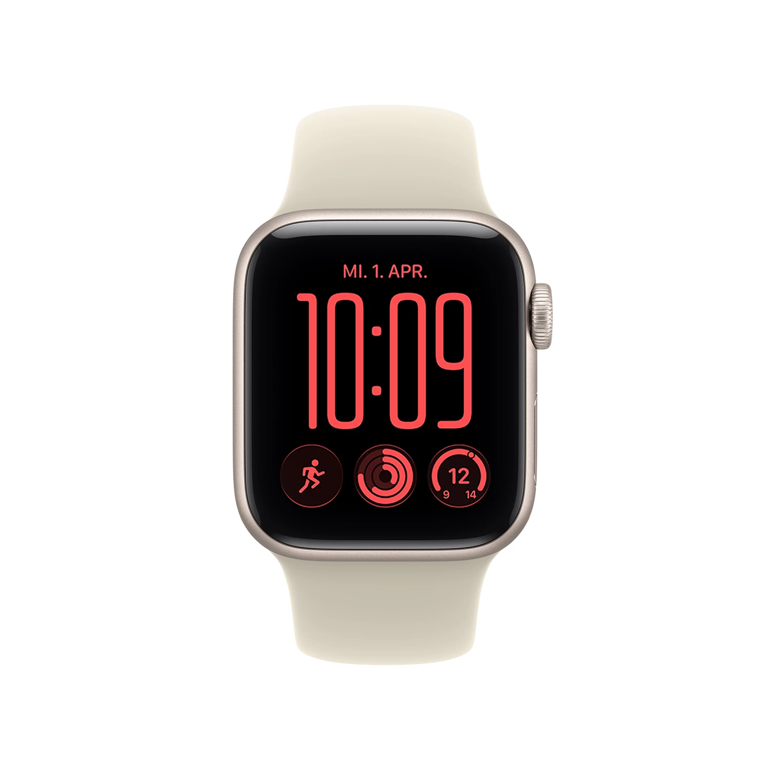 Apple Watch SE 3 Aluminium 40mm Polarstern (Sportarmband sand) S/M 2026