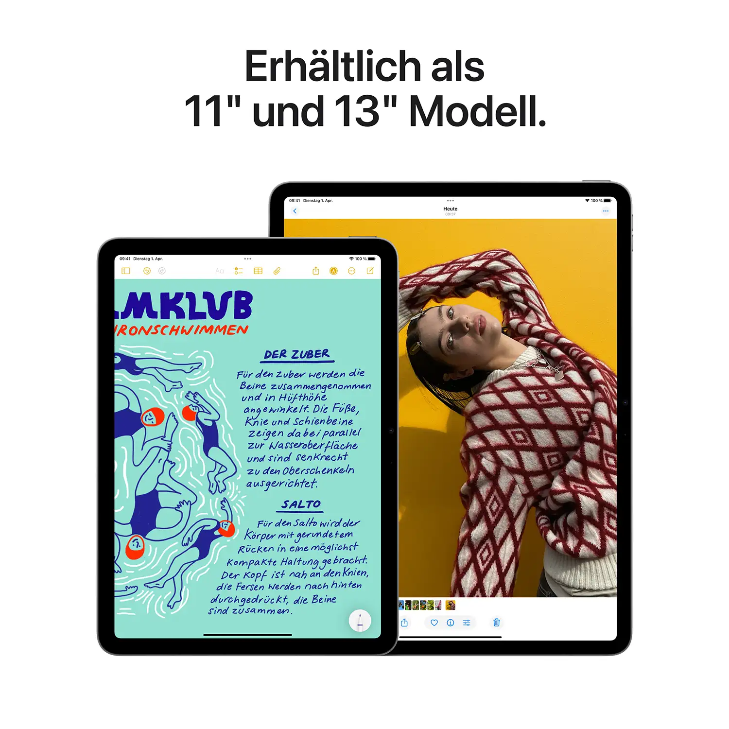 Apple iPad Air 13 Wi-Fi 128 GB Violett - 2025 Produktbild: Ipad air 13 inch m3 wifi violett bild position 4