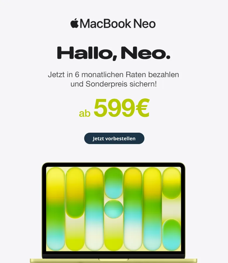 MacBook Neo ab 599€