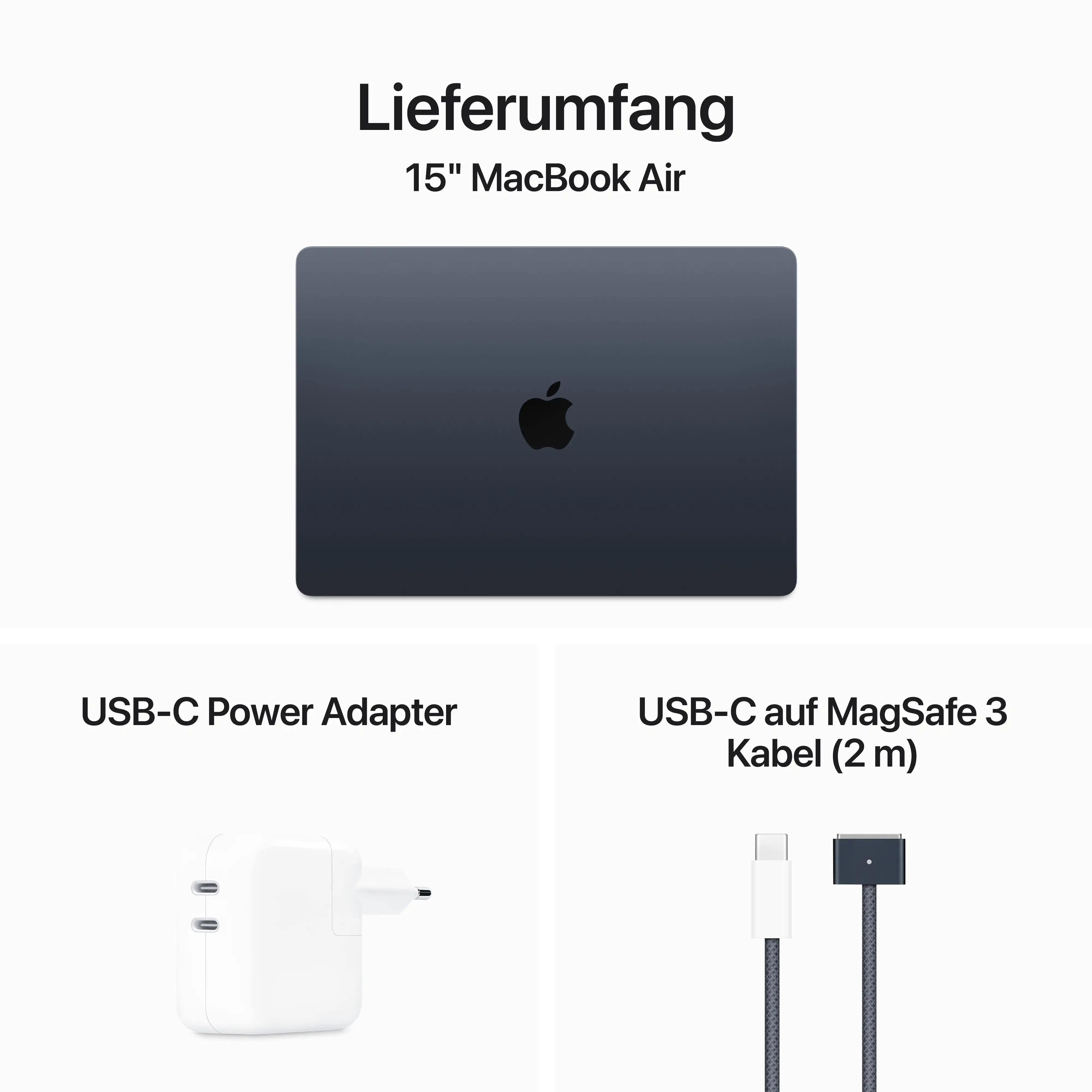 Produktbild: Macbook air 15 in m3 mitternacht bild position 9
