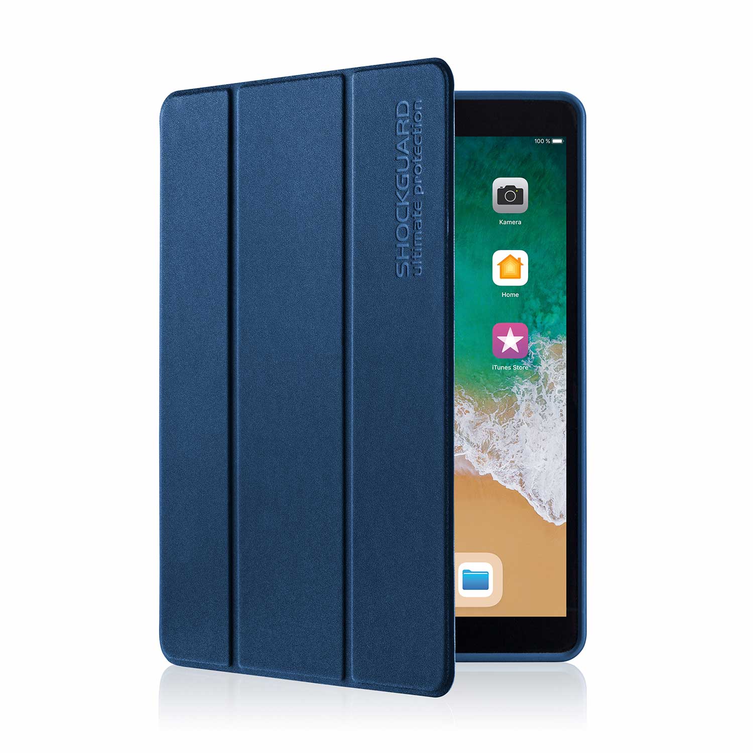SHOCKGUARD SLIM / PEN iPad 10.2 Folio Case blau EDU 