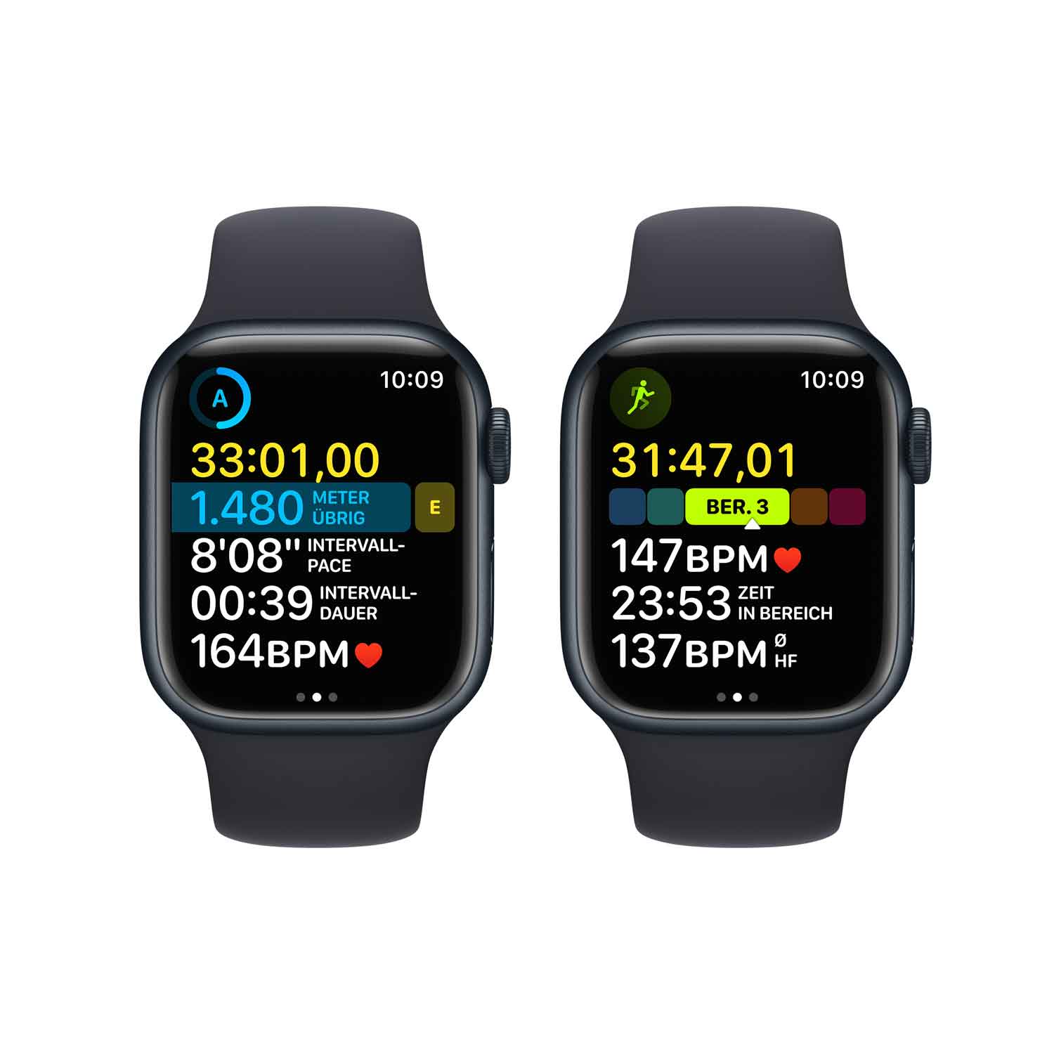 RP Apple Watch S8 Aluminium 41mm Mitternacht Sportarmband mitternacht