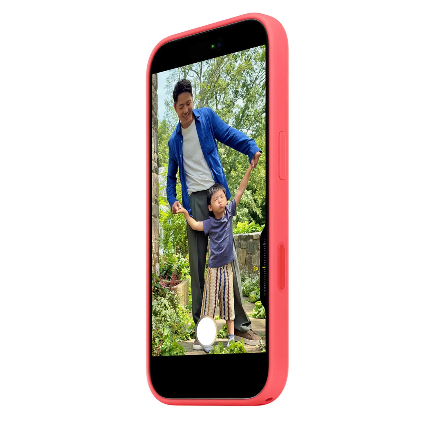Apple Silikon Case iPhone 17 mit MagSafe (guavepink)