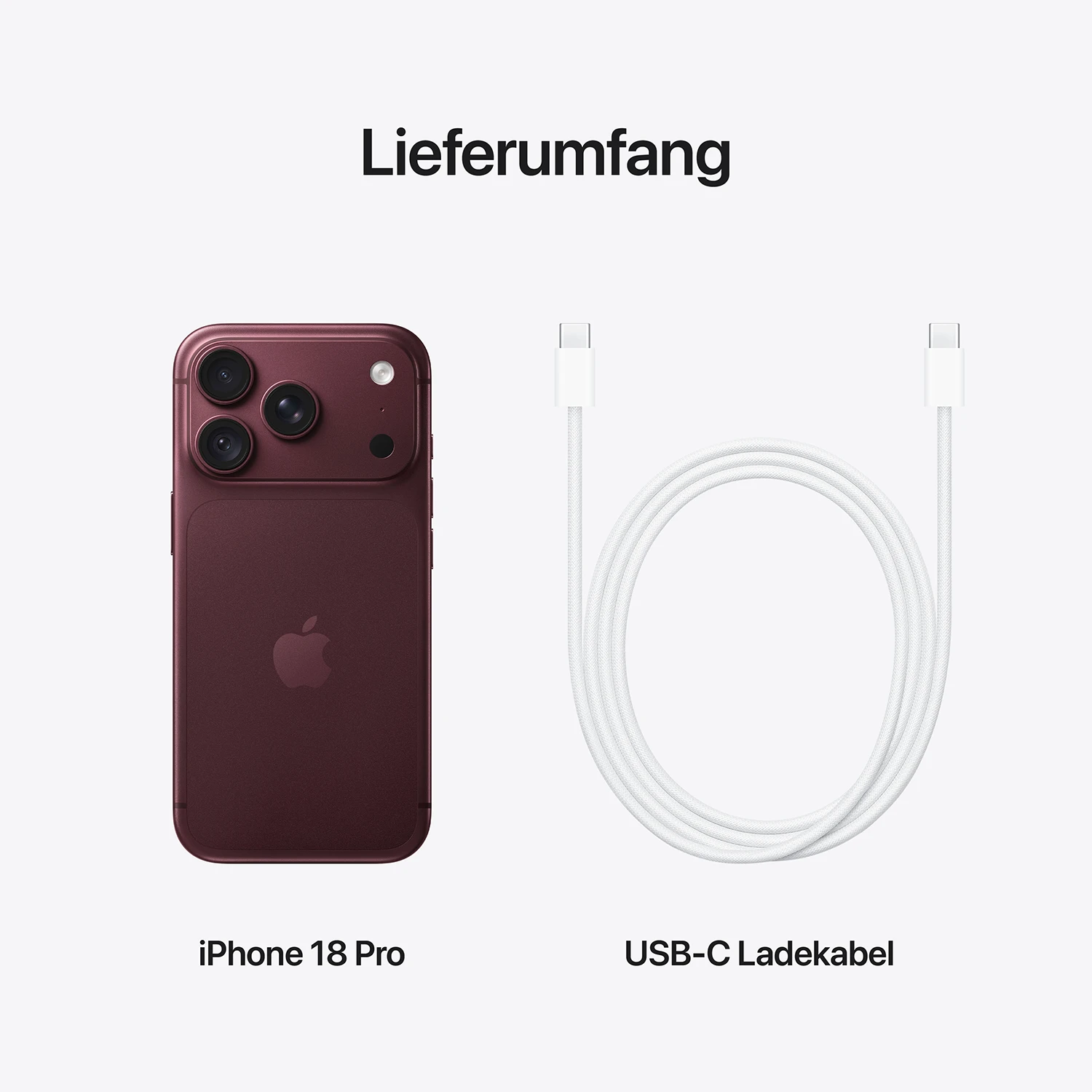 iPhone 18 Pro 256 GB Burgunder