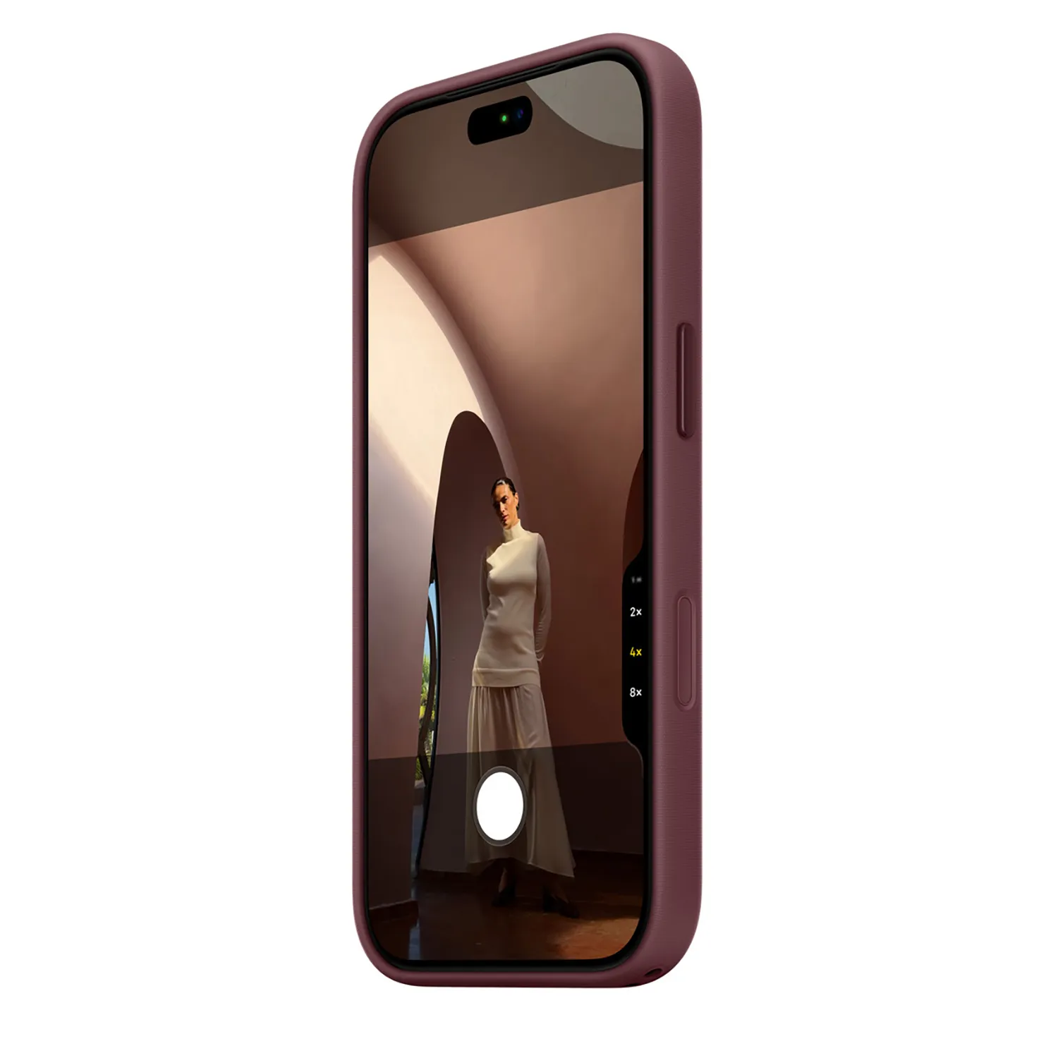 Apple Funktionsgewebe Case iPhone 18 Pro mit MagSafe (burgunder)