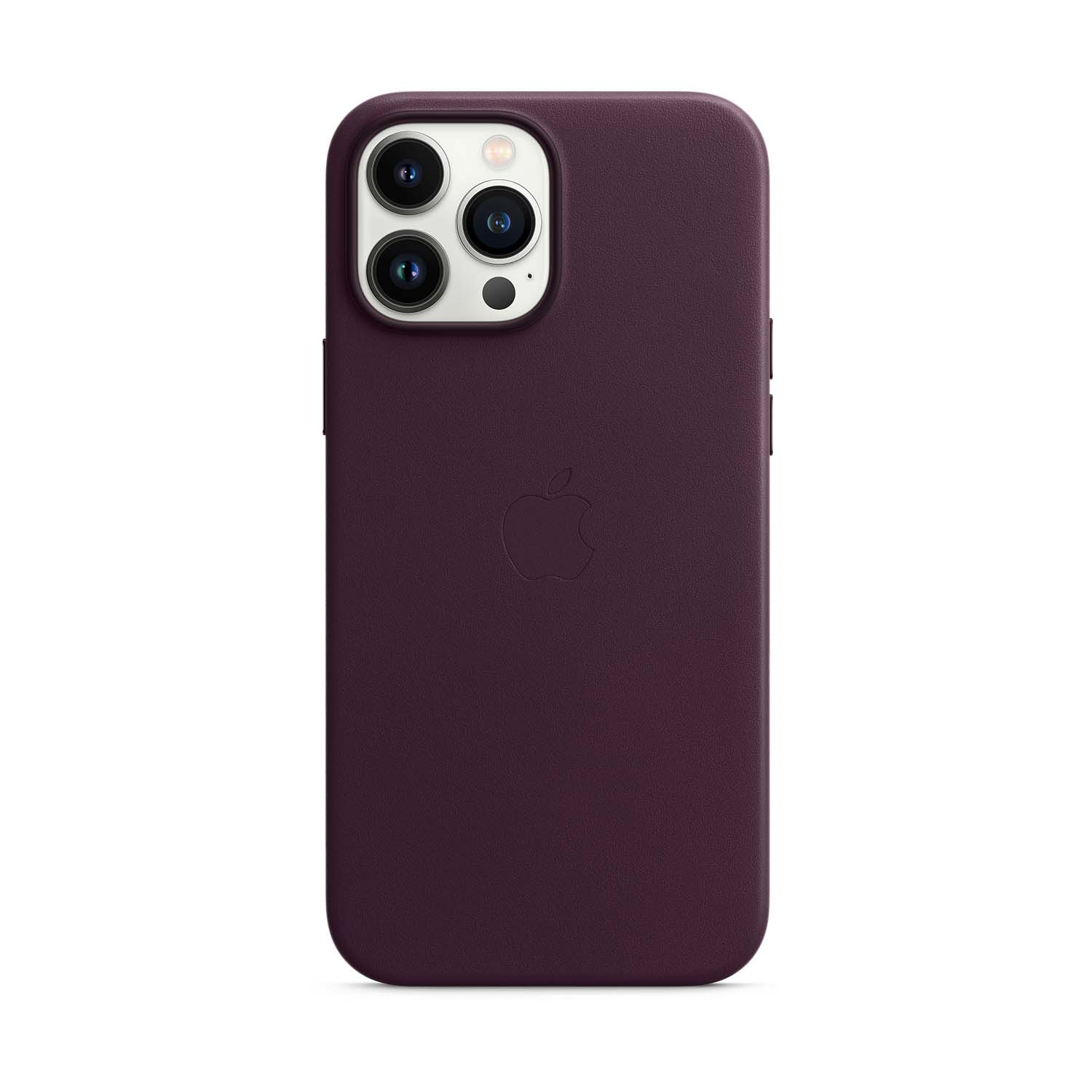 Apple Leder Case iPhone 13 Pro Max mit MagSafe - Dunkelkirsch