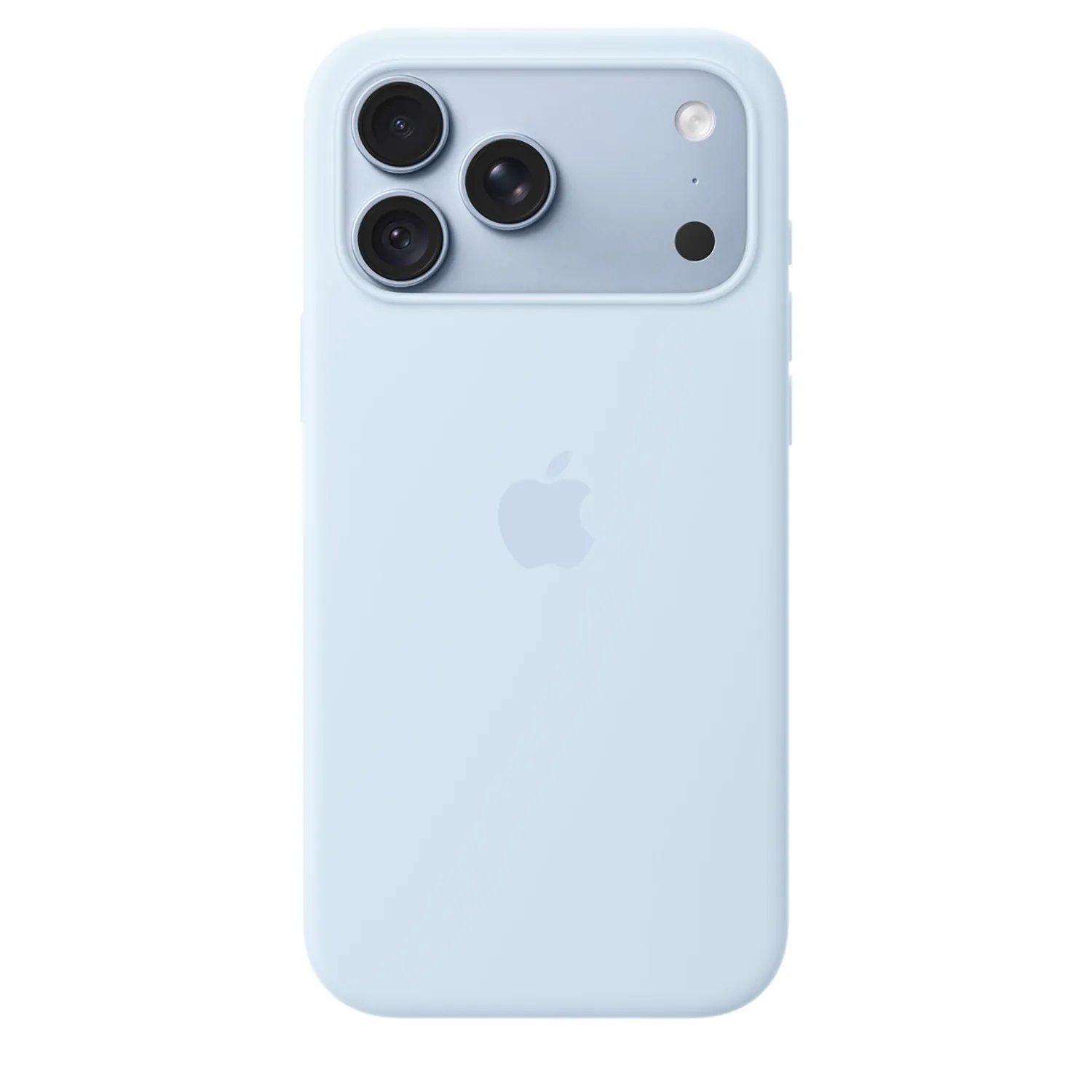 Apple Silikon Case iPhone 18 Pro Max mit MagSafe (klarblau)