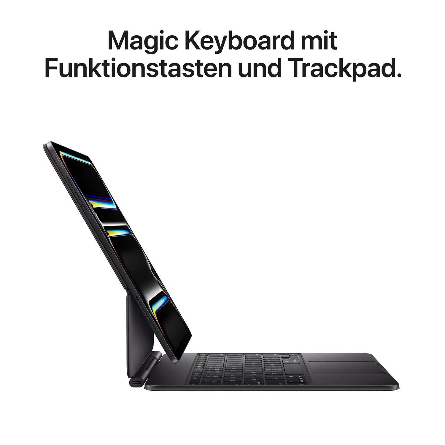 Apple iPad Pro 11 WiFi 256 GB Standardglas - Silber - 2025 Magic Keyboard