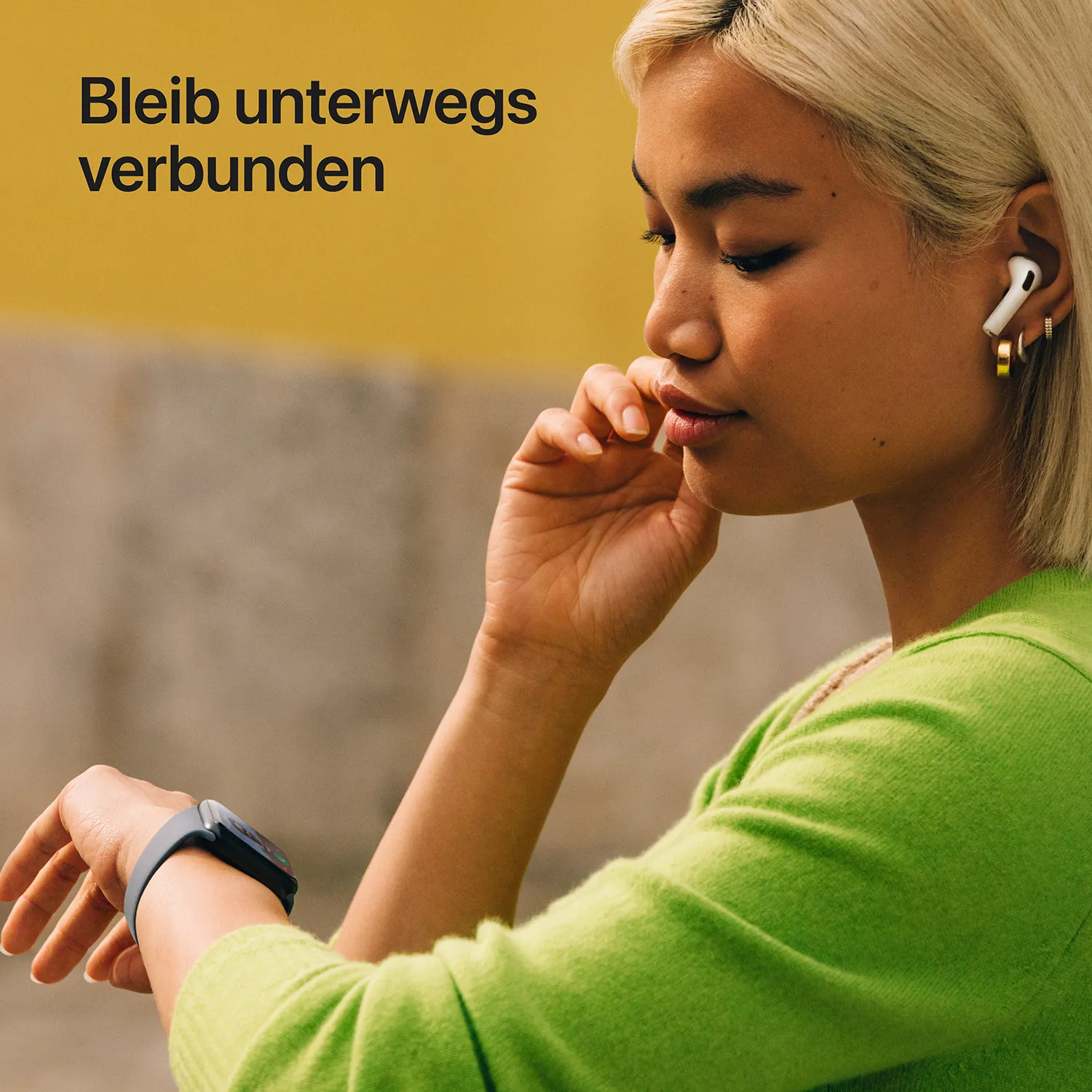 Image Bild unterwegs verbunden bleiben mit der Apple Watch