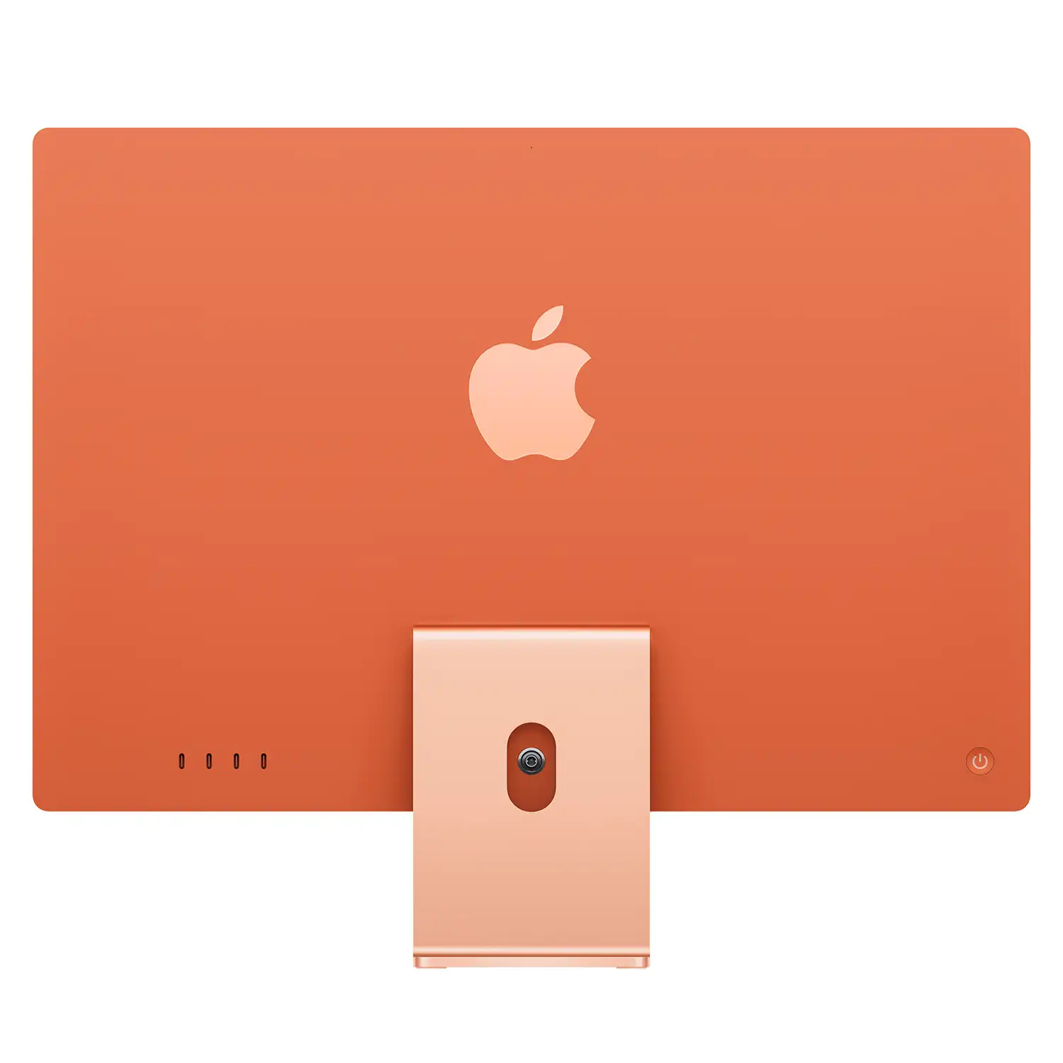 APPLE iMac 10C - 16GB - 256GB - Touch-ID - Orange Produktbild: Imac m4 pro chip 4 port 24 in orange bild position 2