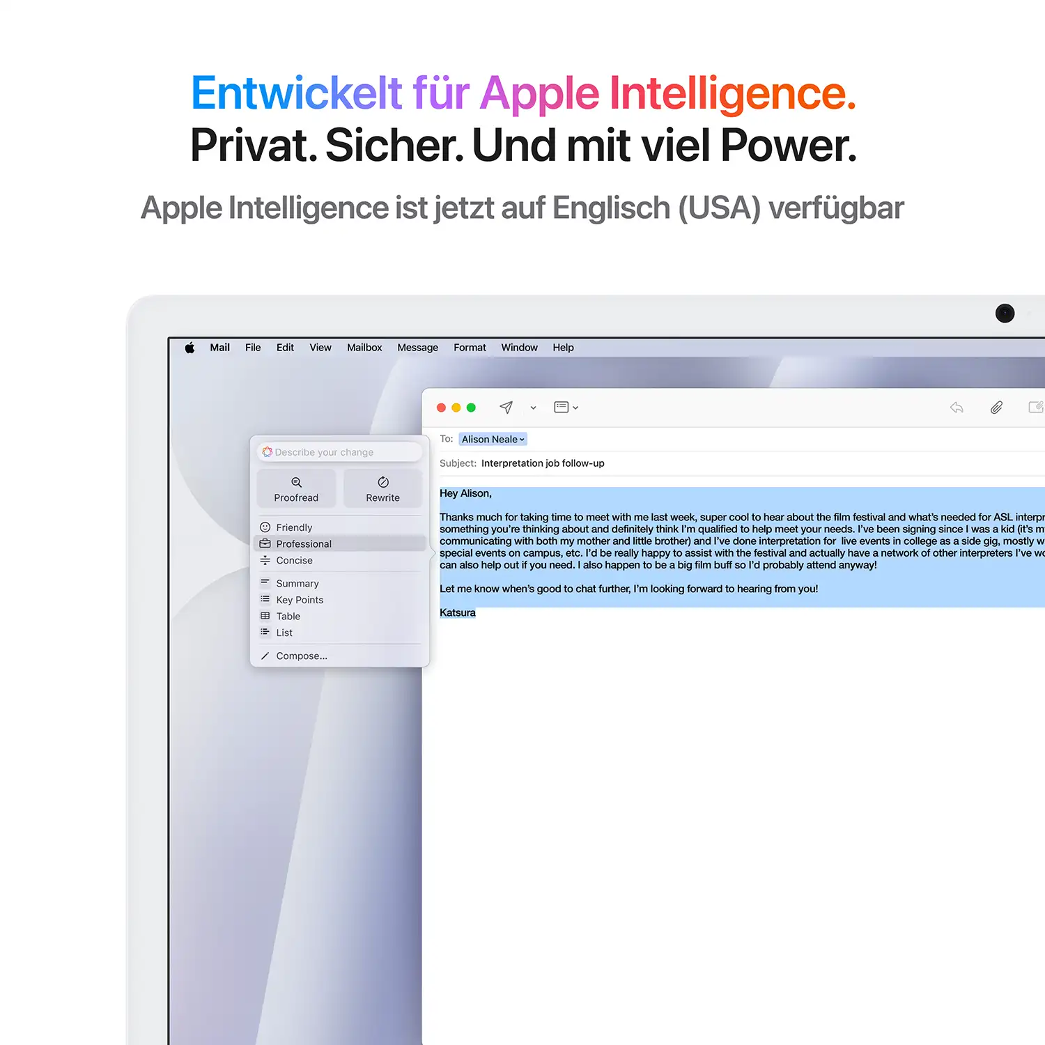 CTO// Apple iMac 24'' M4 10-Core CPU 10-Core GPU - 1 TB - 16 GB Silber - 2024 Produktbild: Imac m4 pro chip 4 port 24 in silber bild position 5