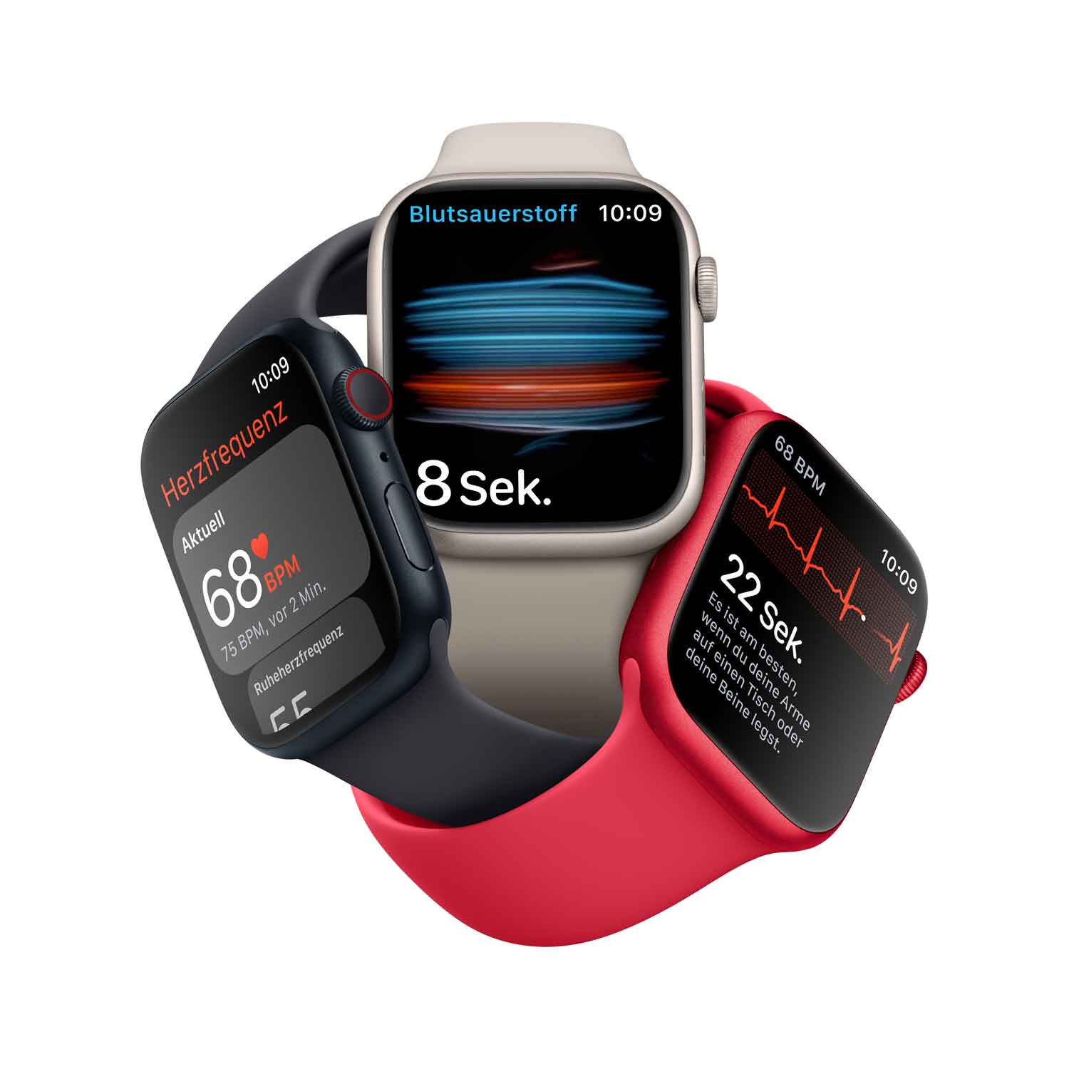 Apple Watch S8 Edelstahl Cellular 41mm Graphit (Milanaise graphit)