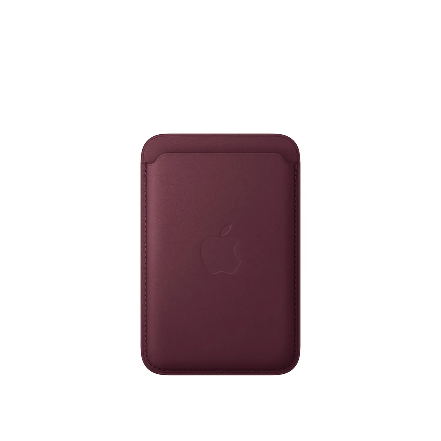 Apple iPhone Feingewebe Wallet mit MagSafe (burgunder)