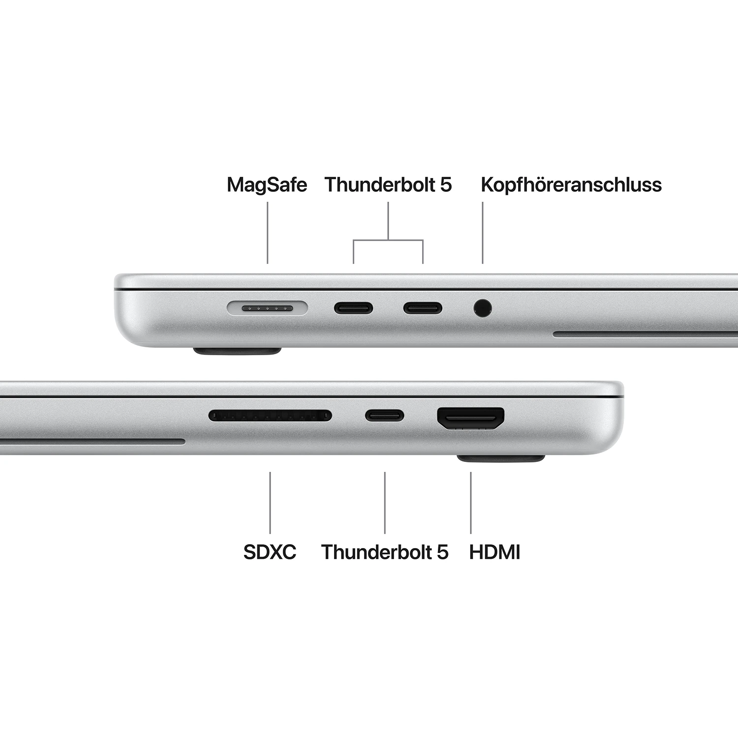 MacBook Pro 16'' M5 Pro 18C/20C - 24GB - 1TB - PROLED XDR Display Silber