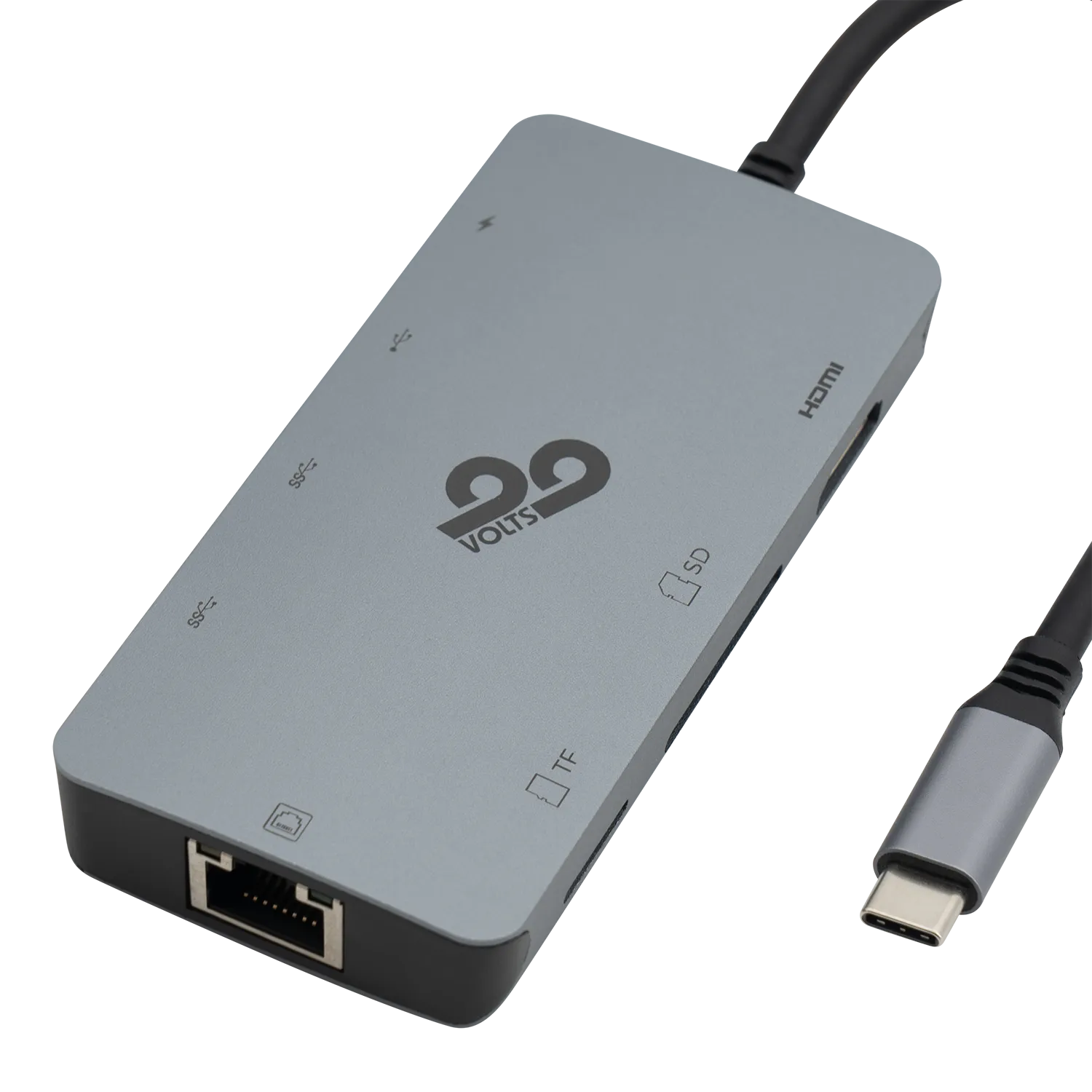 99VOLTS 8 in 1 USB-C Hub UltraHD 8K