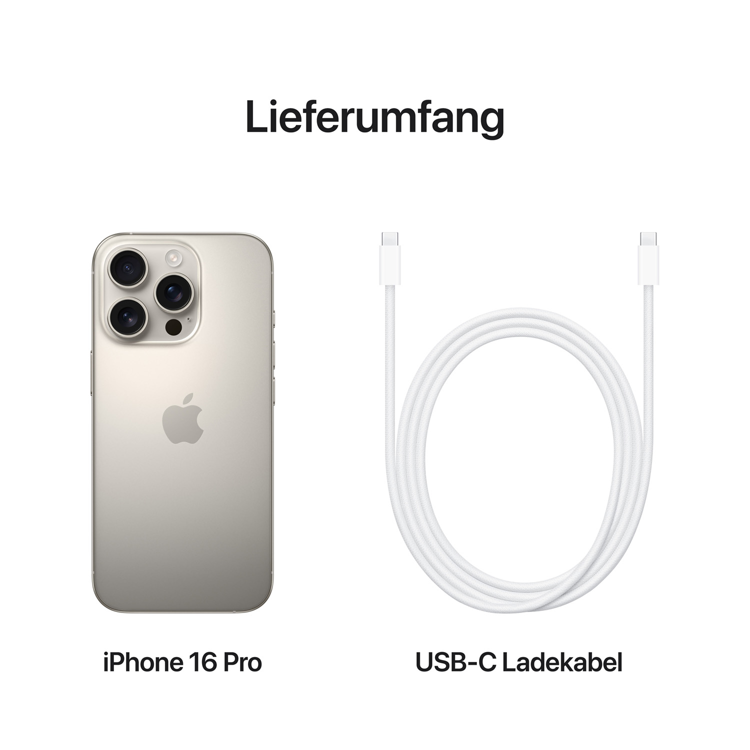 iPhone 16 Pro 1TB Natural Titanium Produktbild: Iphone 16 pro natur titanium bild position 8