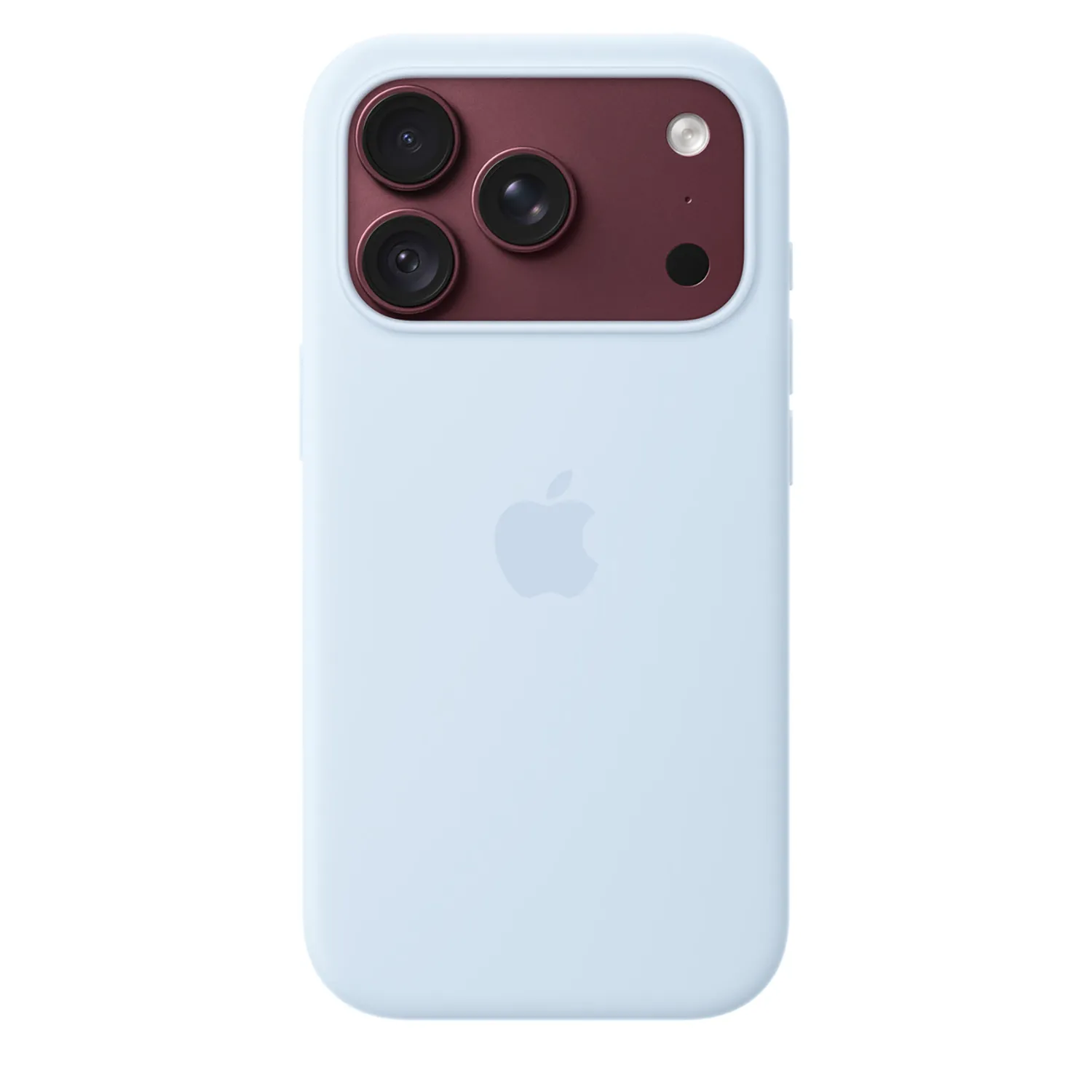 Apple Silikon Case iPhone 18 Pro mit MagSafe (klarblau)