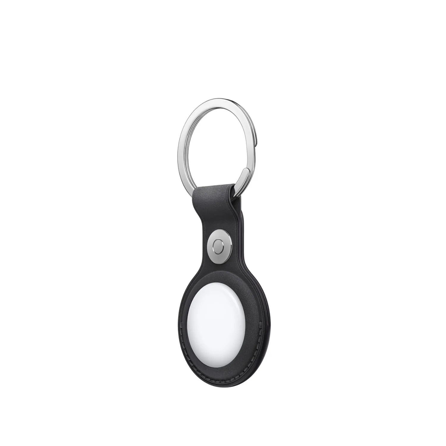 Apple AirTag Schlüsselanhänger aus Feingewebe (schwarz)