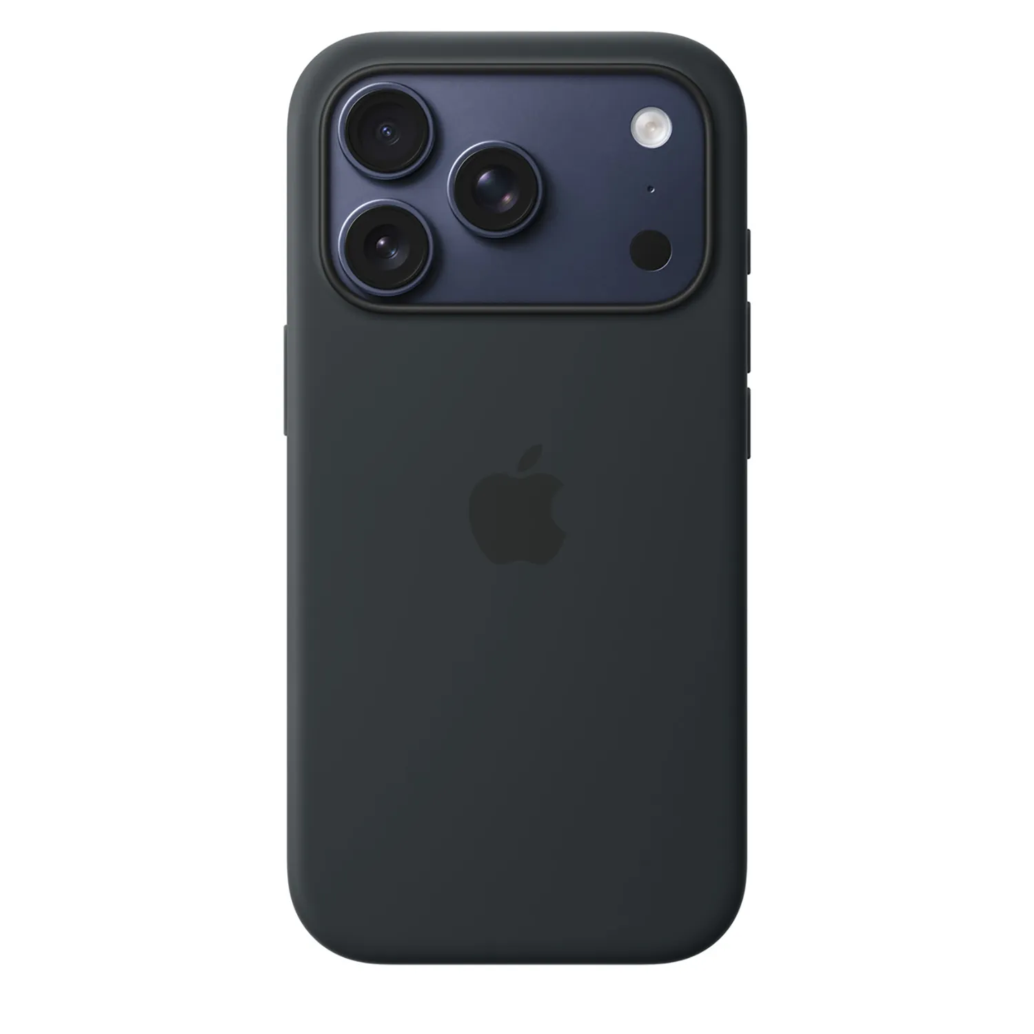 Apple Silikon Case iPhone 17 Pro mit MagSafe (schwarz)