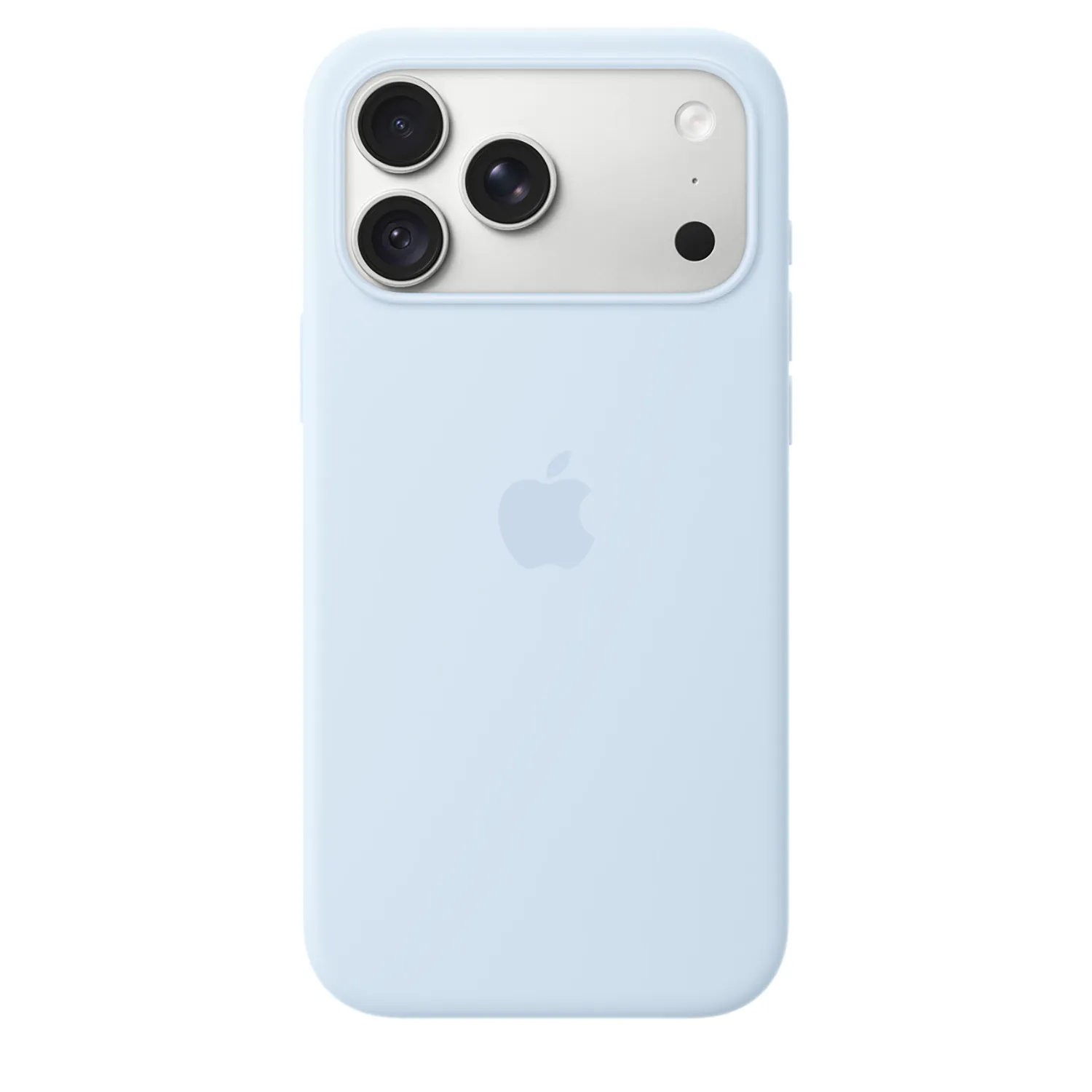 Apple Silikon Case iPhone 18 Pro Max mit MagSafe (klarblau)