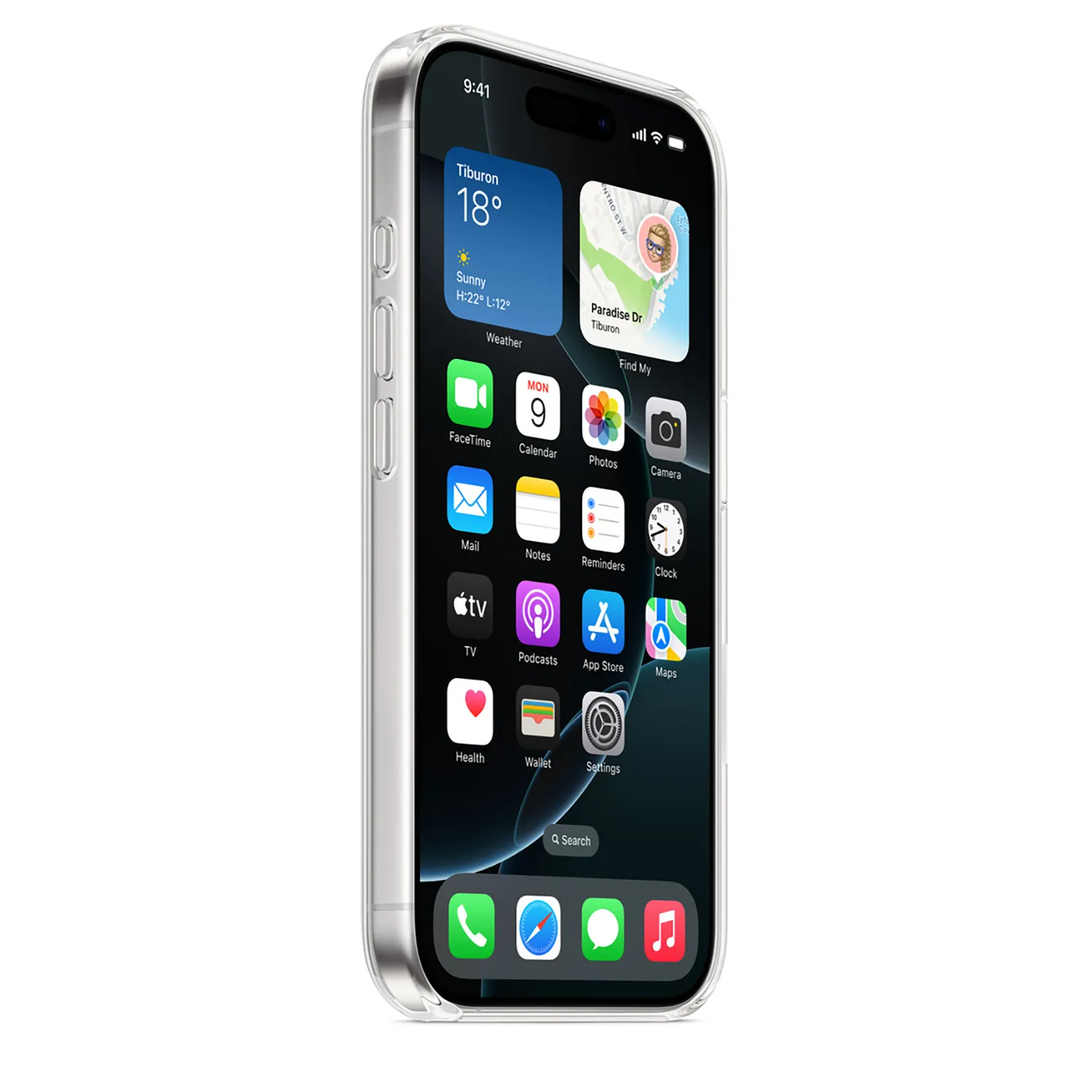 Apple Clear Case iPhone 16 Pro mit MagSafe