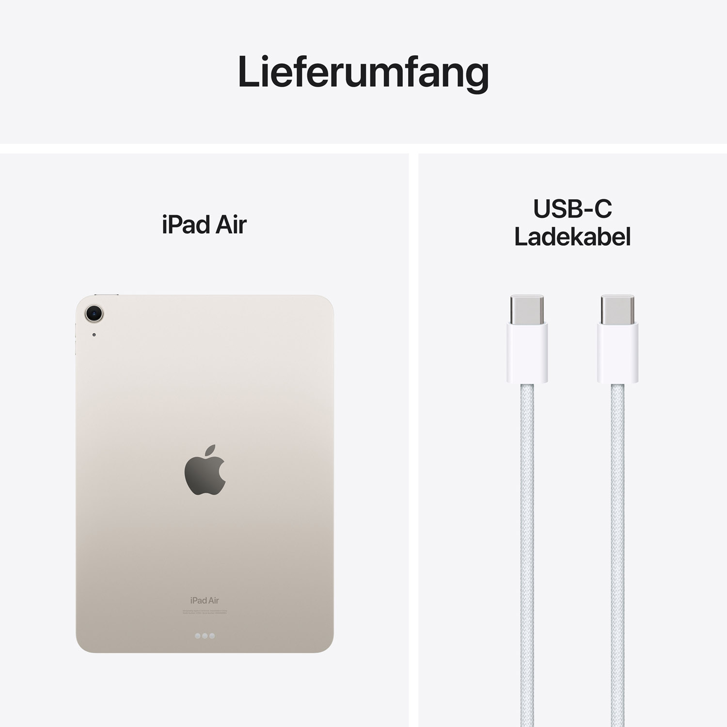 Produktbild: Ipad air 11 m2 wifi polarstern bild position 9 (1)