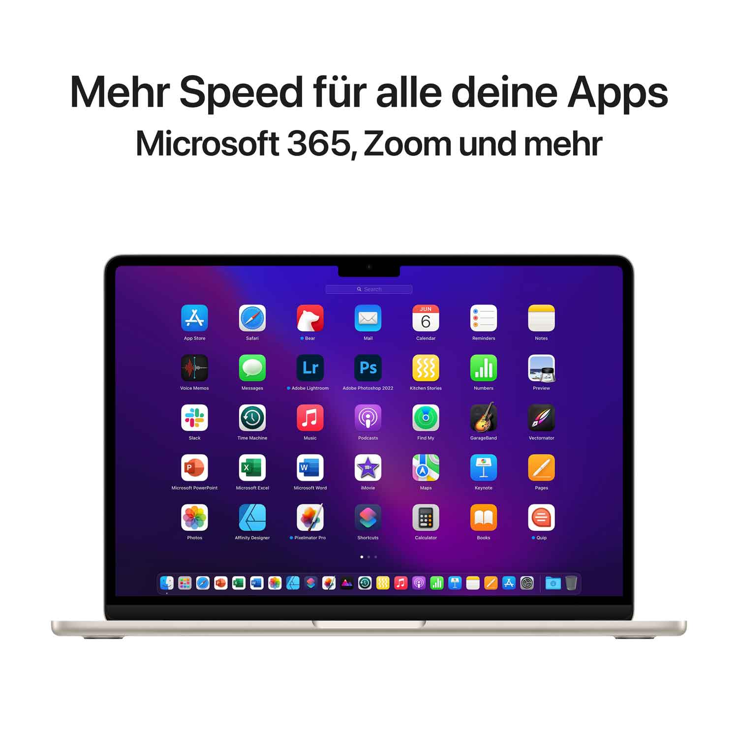 Macbook Air 13.6'' - M2 8-Core - 8-Core GPU - 8 GB - 256 GB SSD - Polarstern // 2022