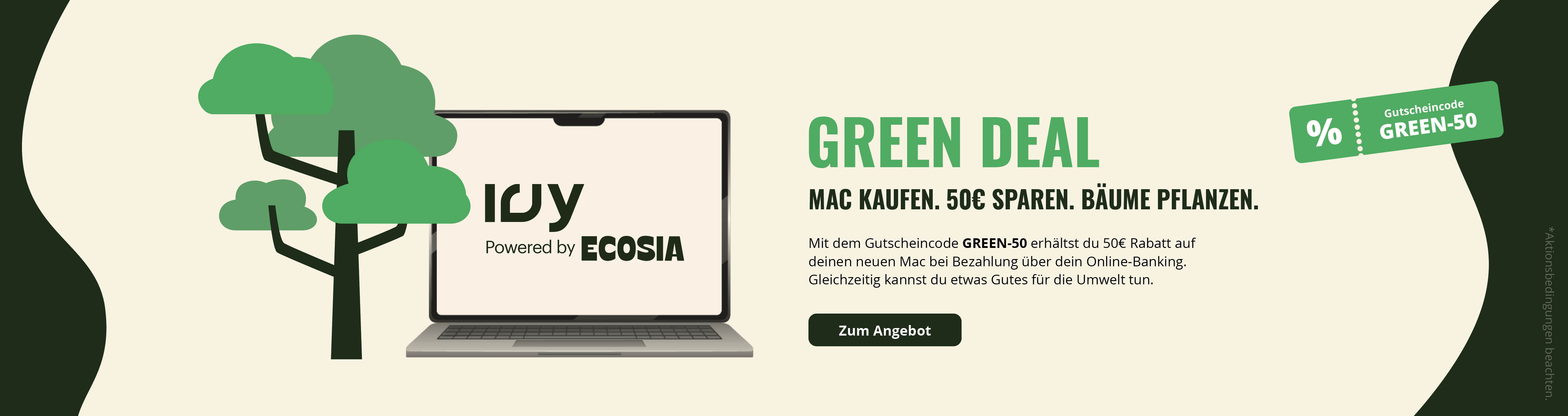 GreenDeals 50€ sparen