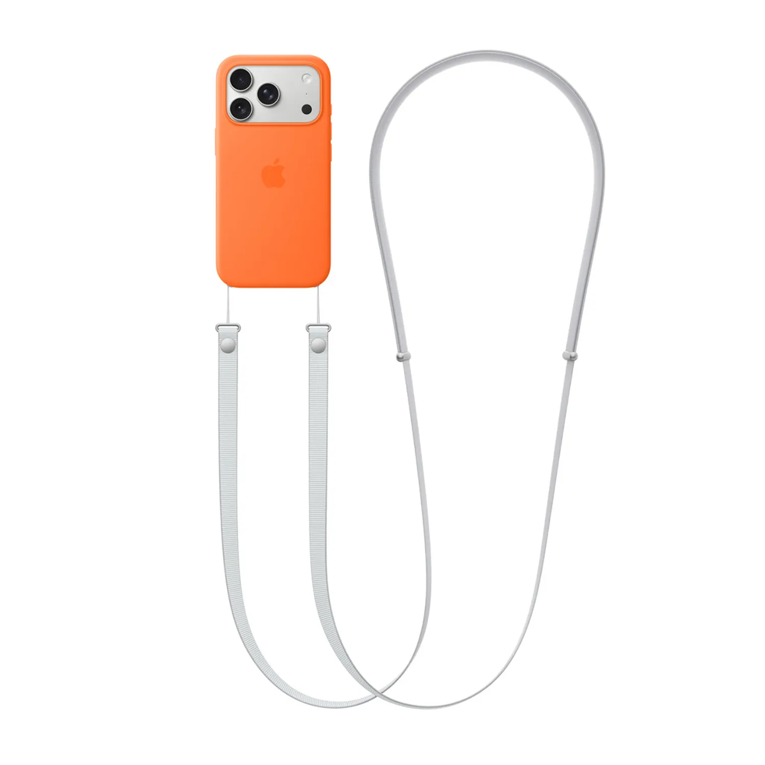 Apple Crossbody Band (hellgrau)