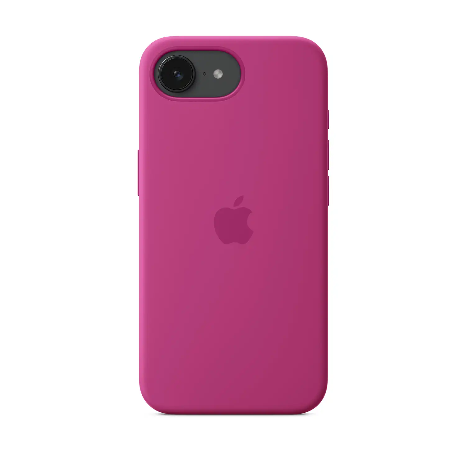 Apple Silikon Case iPhone 16e Fuchsia Produktbild: Iphone 16e hülle fuchsia2