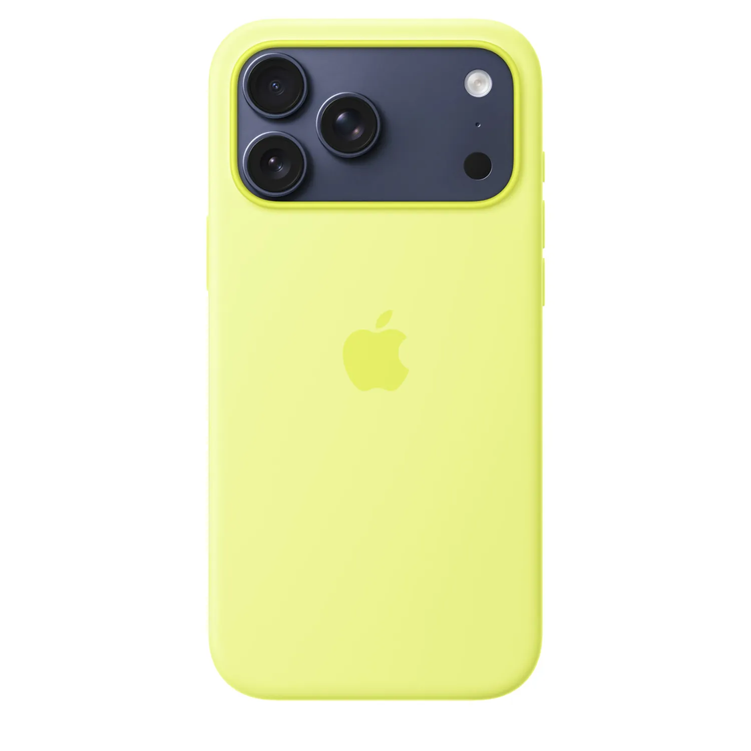 Apple Silikon Case iPhone 17 Pro Max mit MagSafe (neongelb)