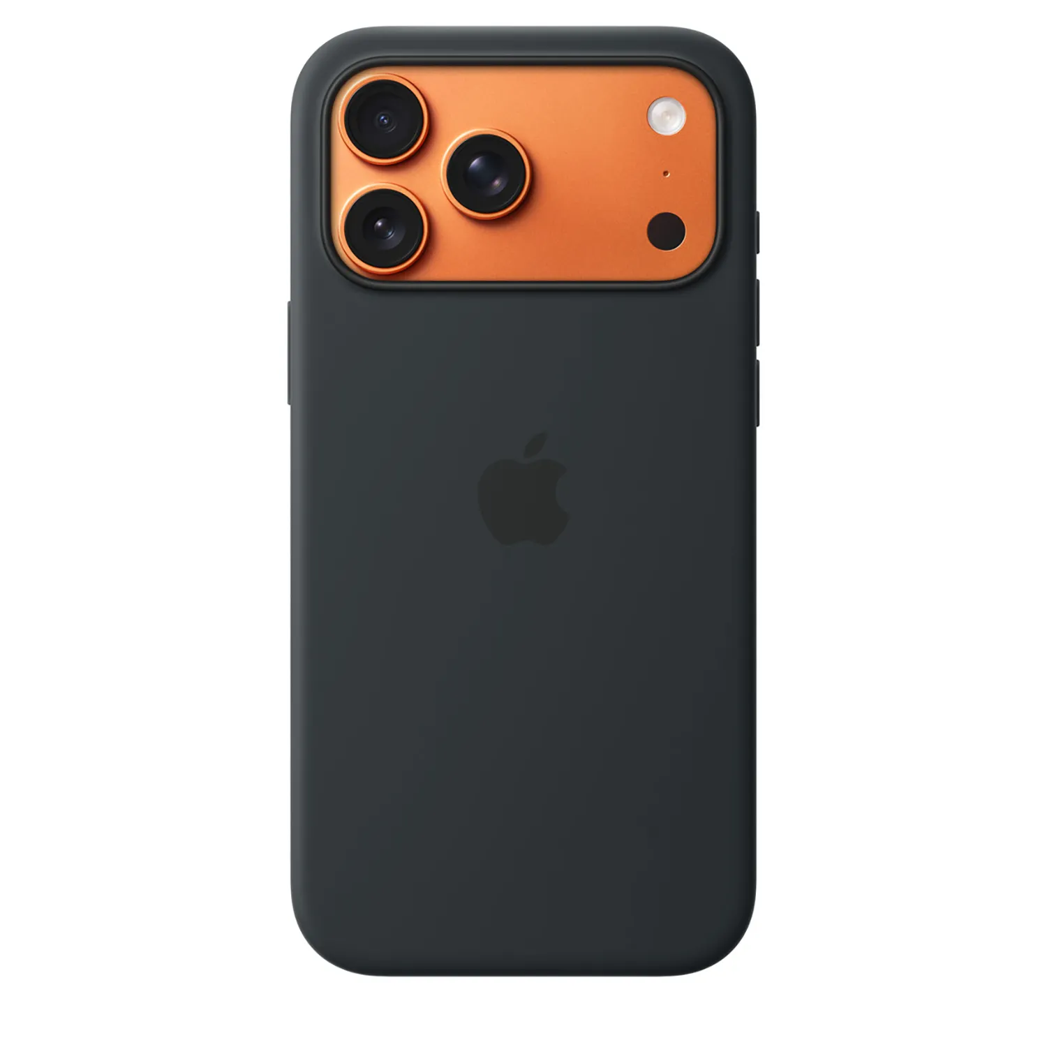 Apple Silikon Case iPhone 17 Pro Max mit MagSafe (schwarz)