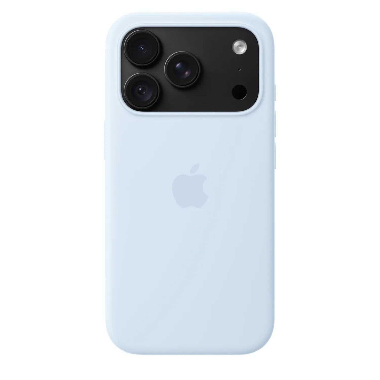 Apple Silikon Case iPhone 18 Pro mit MagSafe (klarblau)
