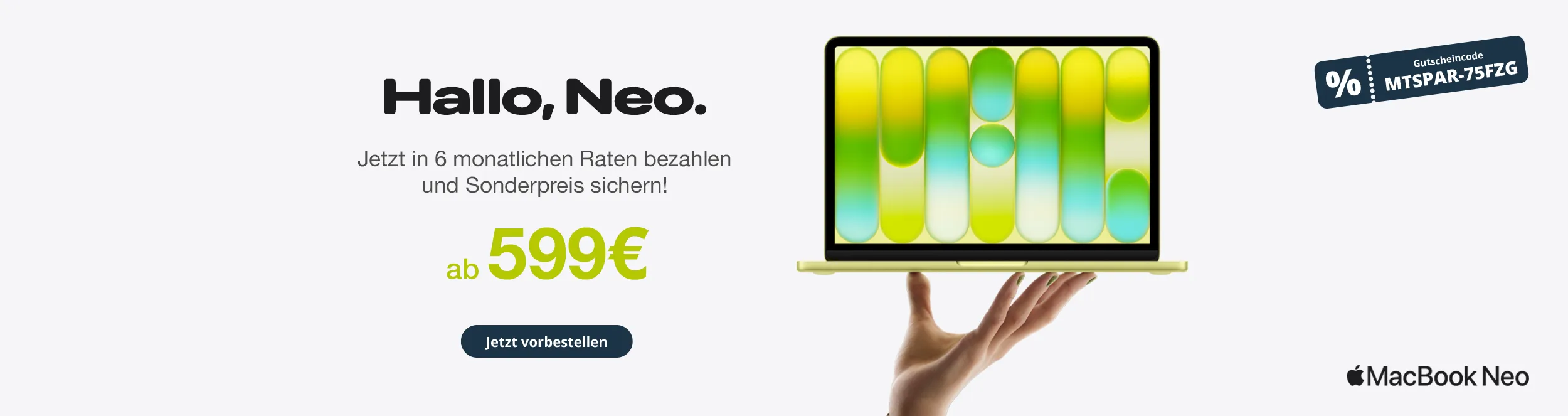 MacBook Neo ab 599€