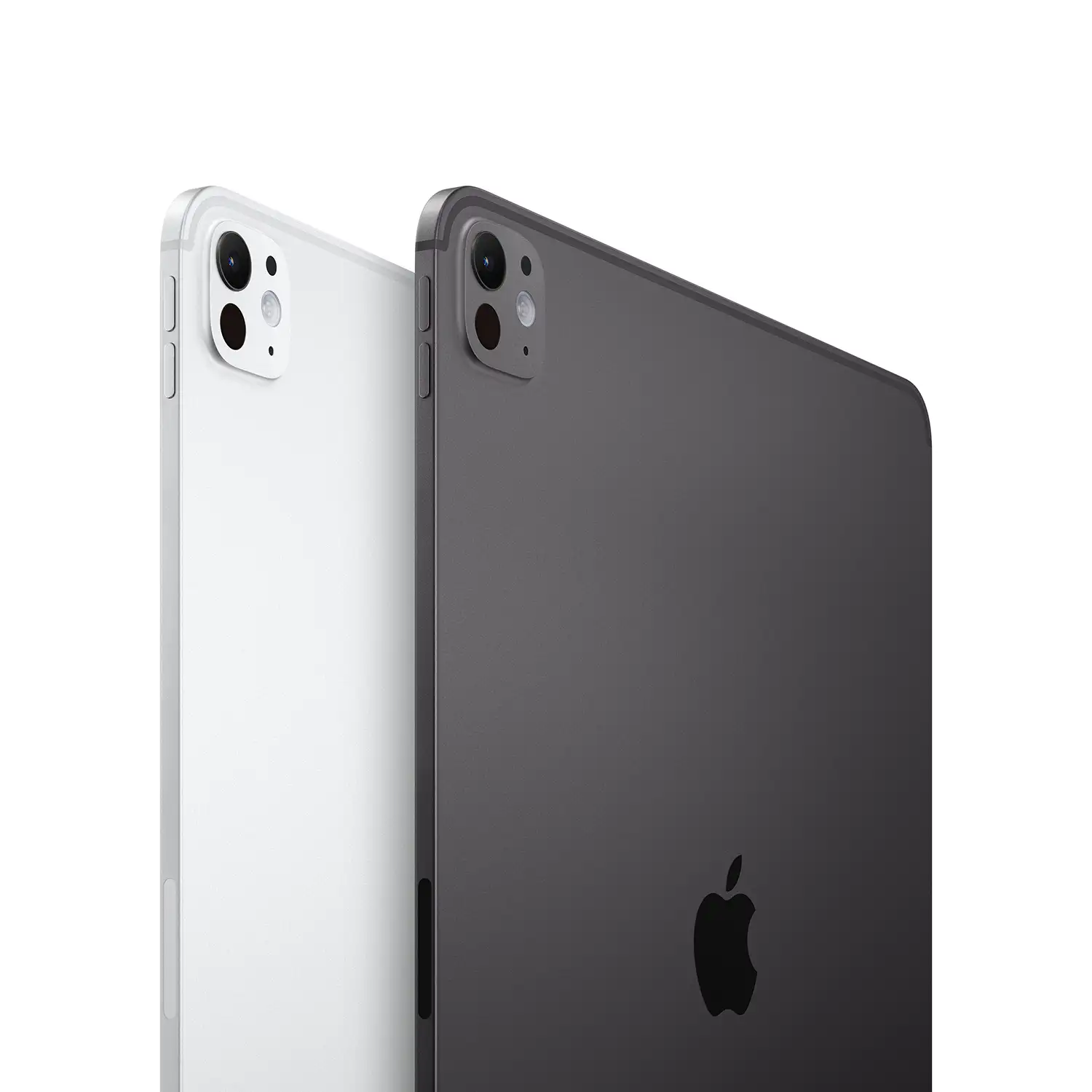 Apple iPad Pro 13 WiFi 256 GB Standardglas - Silber - 2025 Produktbild iPad Pro beide Farben