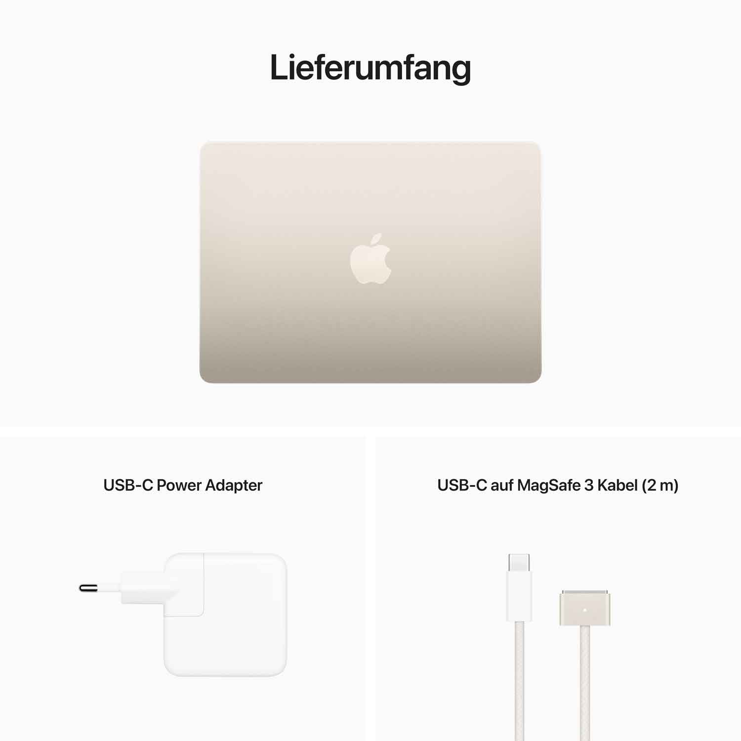 Macbook Air 13.6'' - M2 8-Core - 8-Core GPU - 8 GB - 256 GB SSD - Polarstern // 2022 Macbook Air 13.6'' - M2 8-Core - 8-Core GPU - 8 GB - 256 GB SSD - Polarstern // 2022