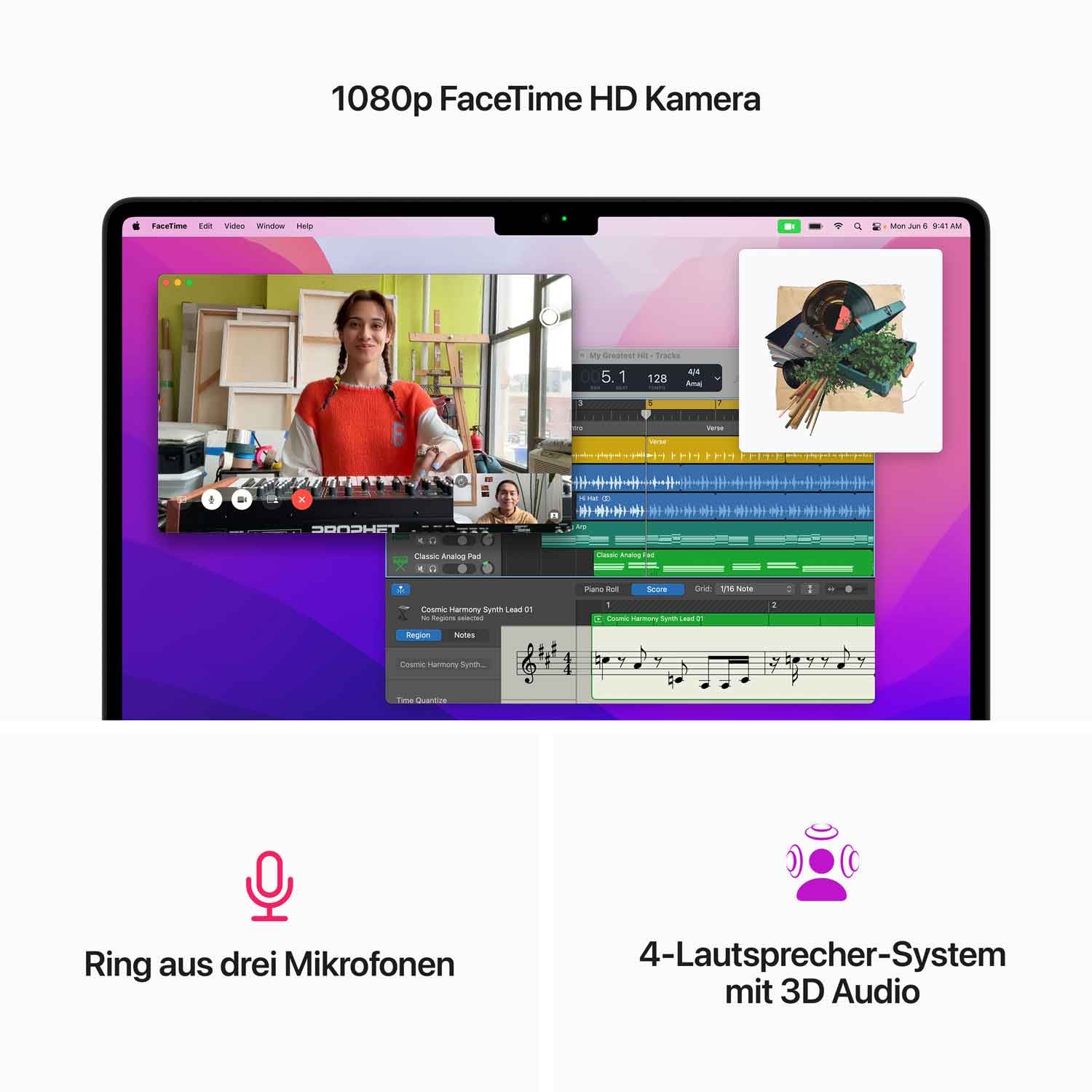 Macbook Air 13.6'' - M2 8-Core - 10-Core GPU - 8 GB - 512 GB SSD - Mitternacht // 2022 Macbook Air 13.6'' - M2 8-Core - 10-Core GPU - 8 GB - 512 GB SSD - Mitternacht // 2022