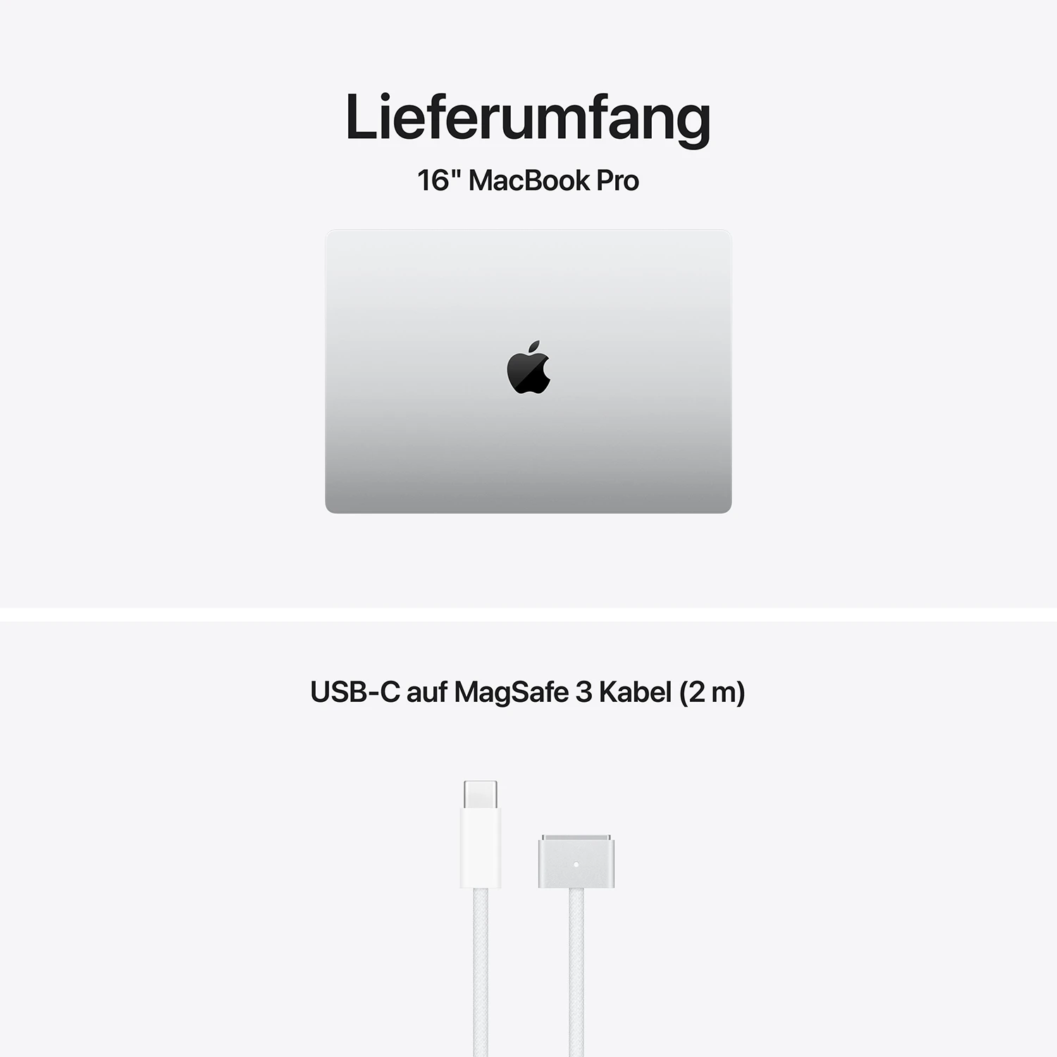 Apple MacBook Pro 16'' M5 Pro 18-Core CPU  20-Core GPU - 1TB - 24GB Silber - 2026 - Kein Netzteil
