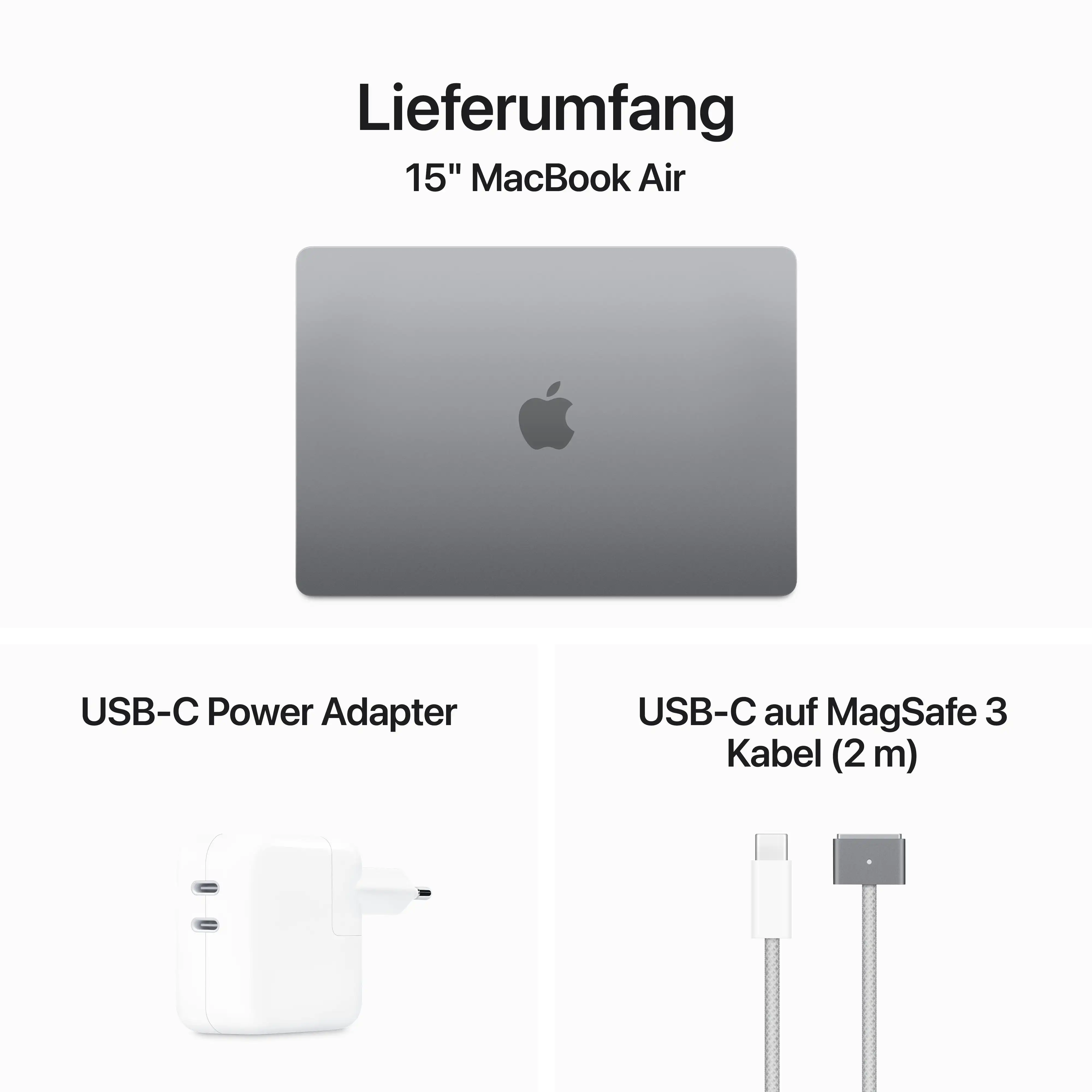 Produktbild: Macbook air 15 in m3 space grau bild position 9