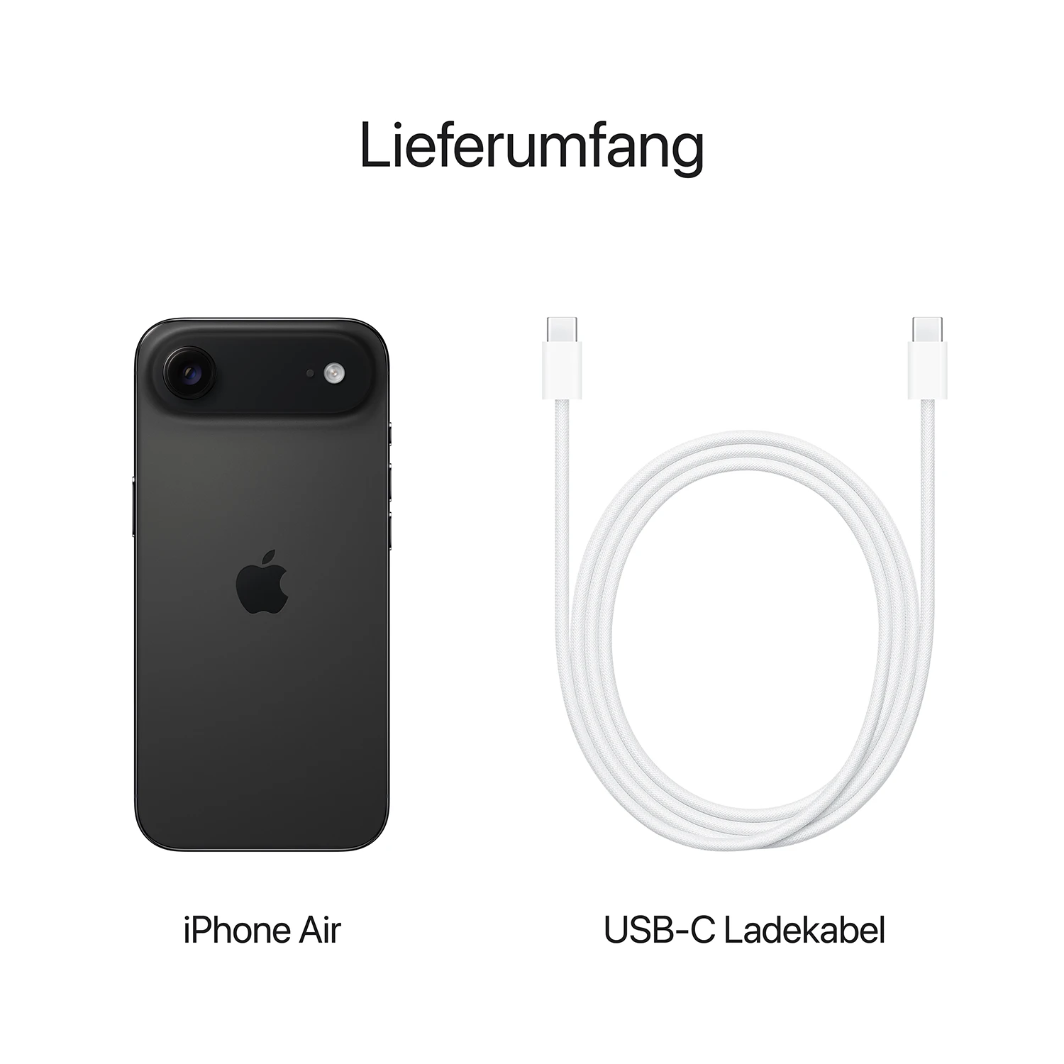 iPhone Air 256GB Space Schwarz