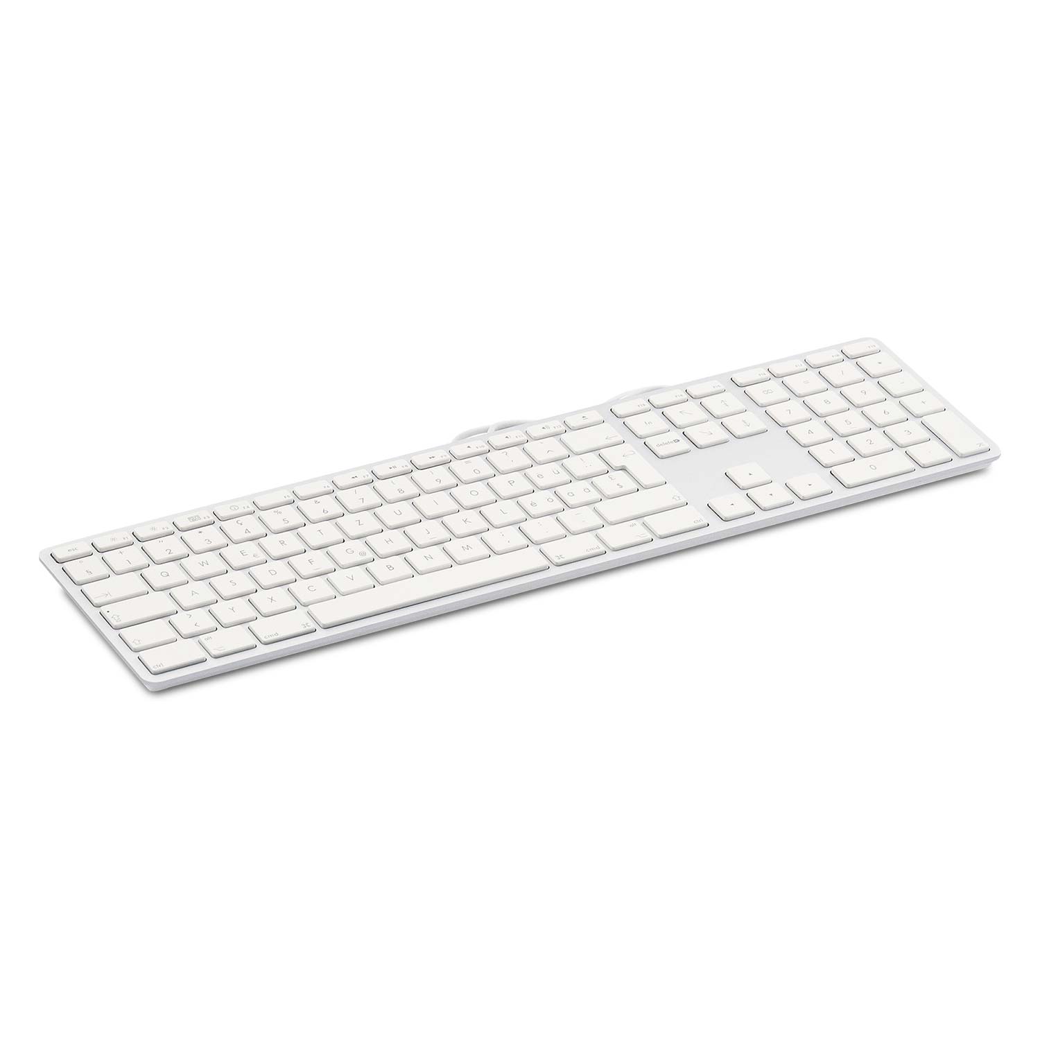 Clavier AZERTY USB-A à Gros Caractères - LMP KB-1243-BIG - Argent